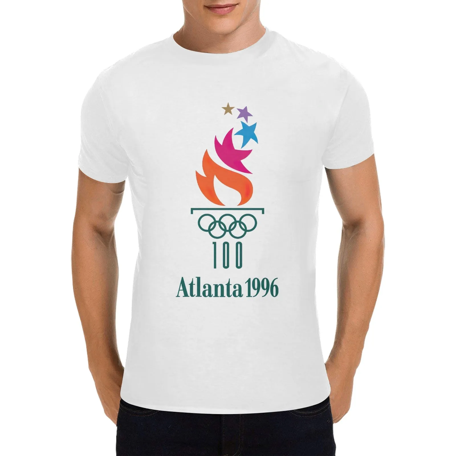 1996 Atlanta Olympics Men's T-shirt 100% Cotton