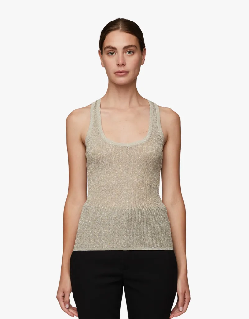 A.L.C. Iris Top in Light Gold