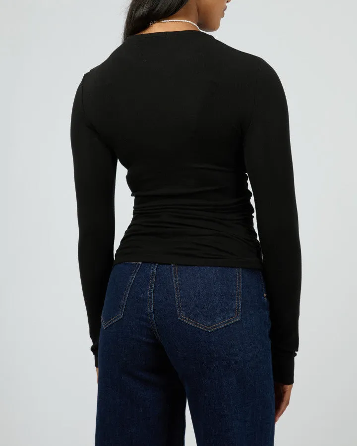 All About Eve Kylie Long Sleeve Top - Black