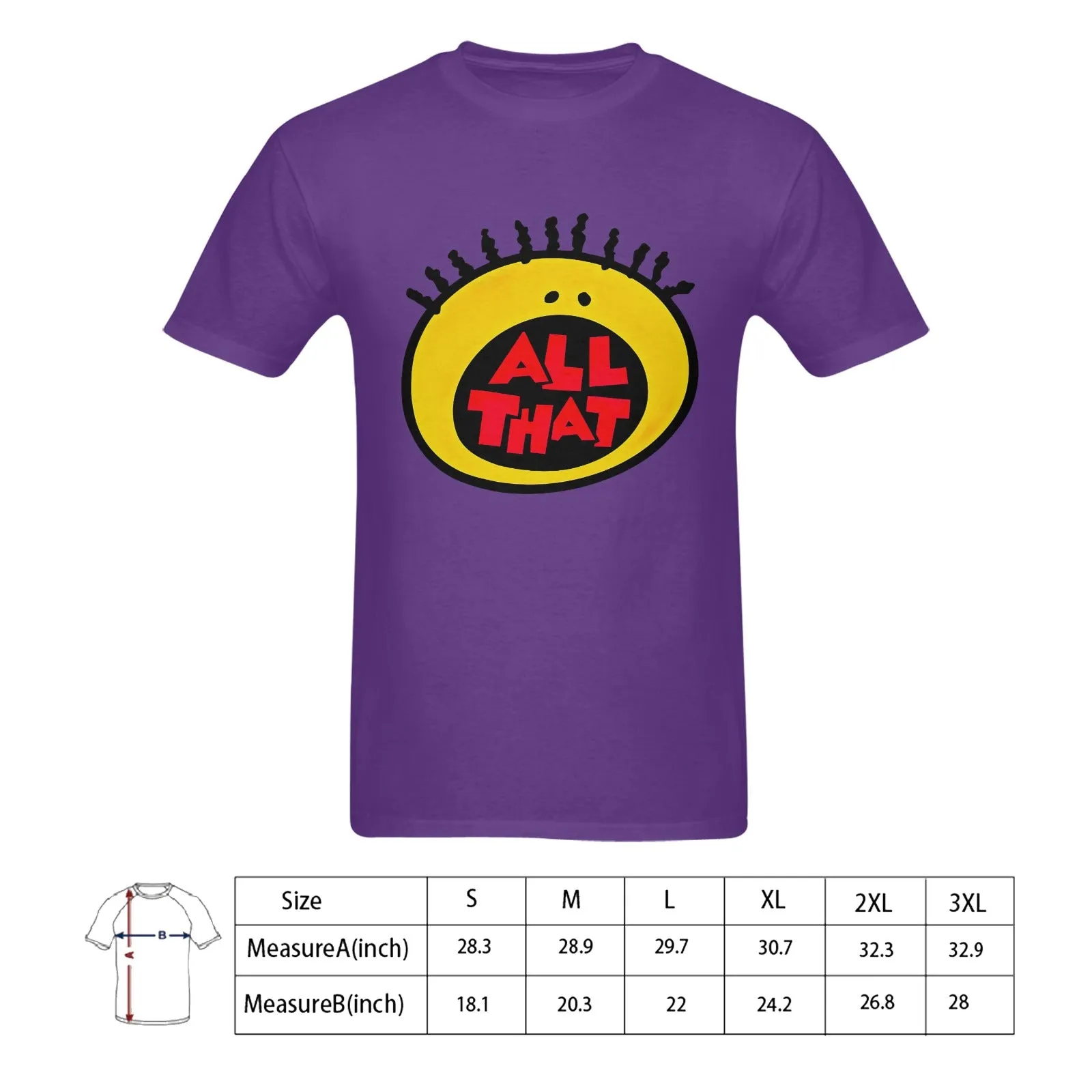 All That Men's T-shirt 100% Cotton