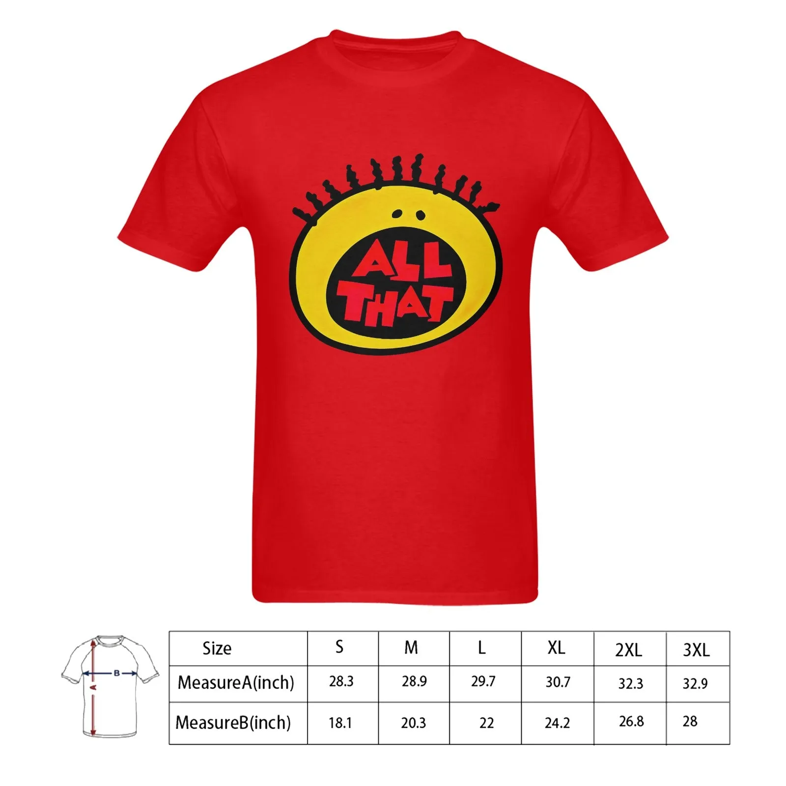 All That Men's T-shirt 100% Cotton