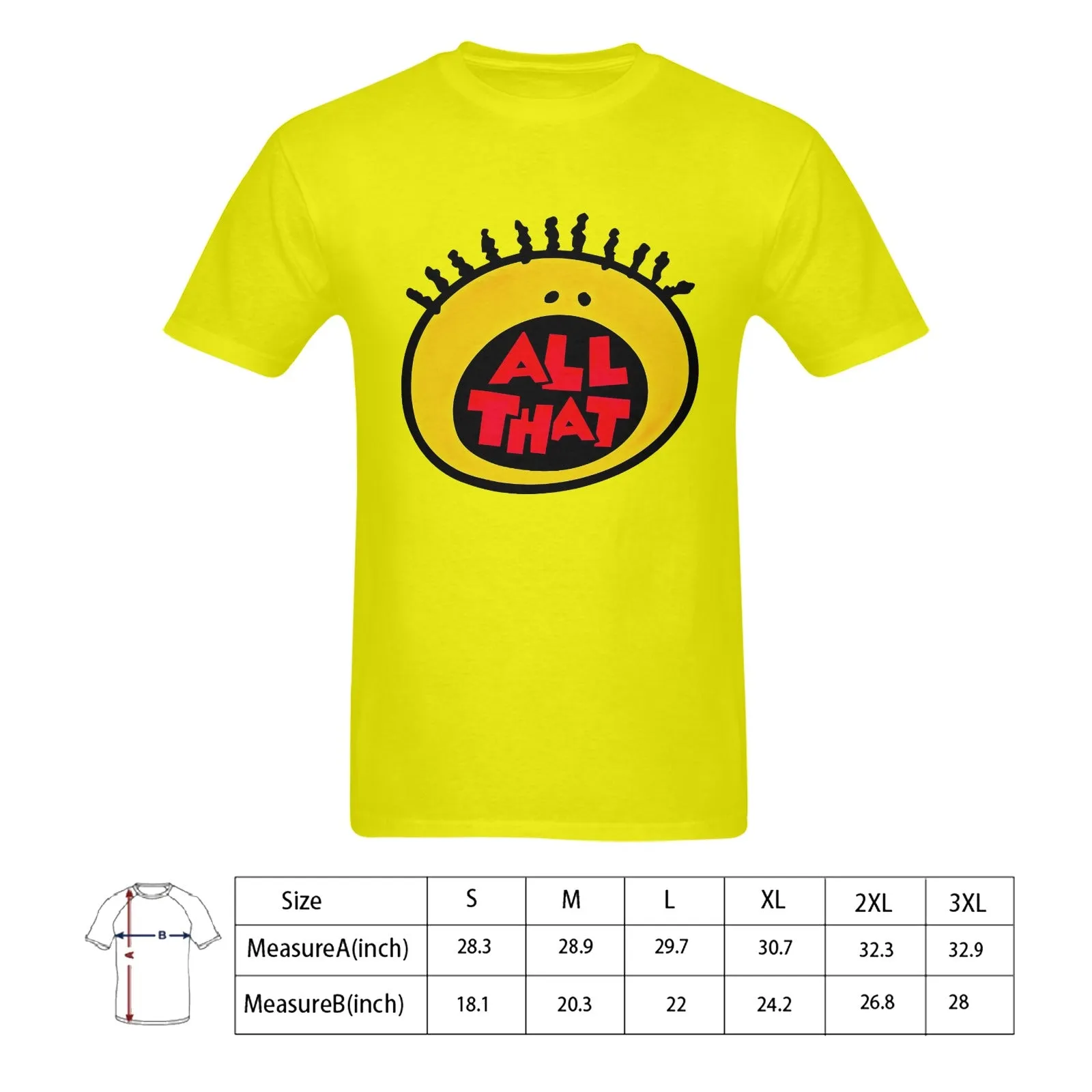 All That Men's T-shirt 100% Cotton