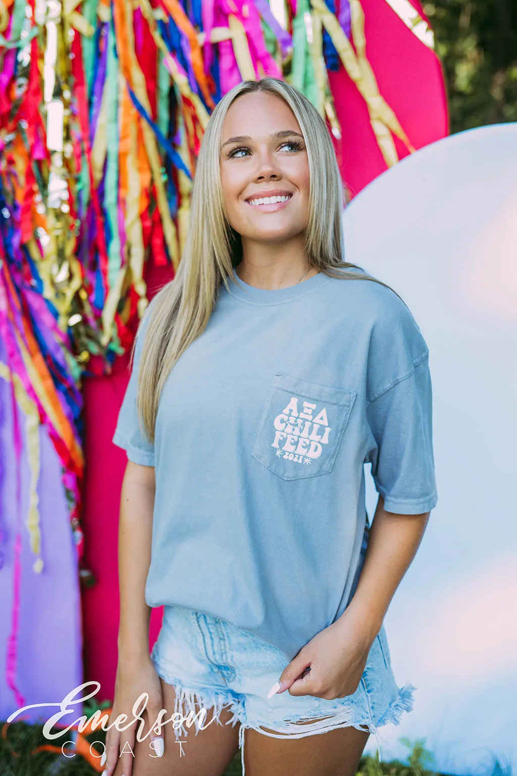 Alpha Xi Delta Philanthropy Chili Feed Tee