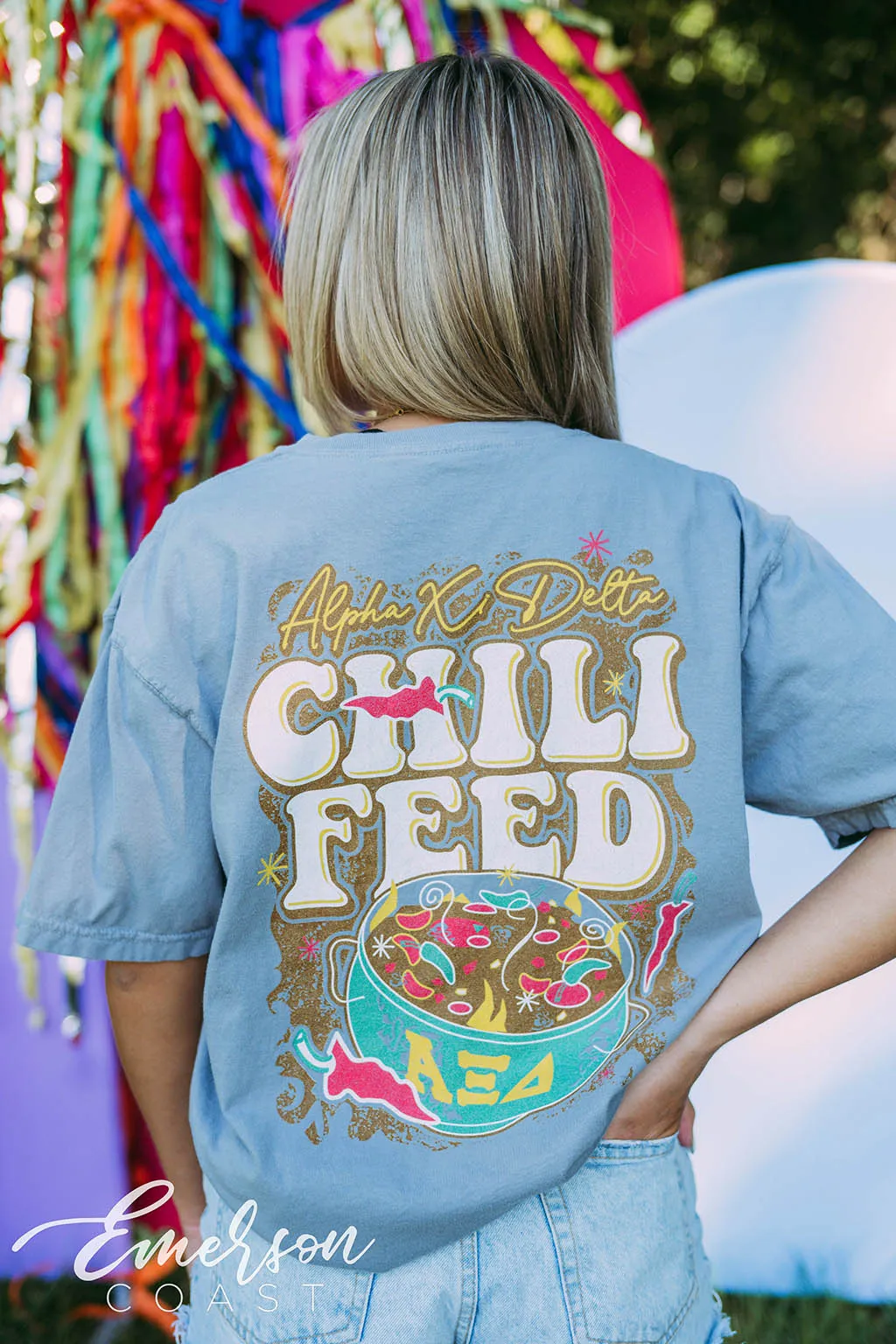 Alpha Xi Delta Philanthropy Chili Feed Tee
