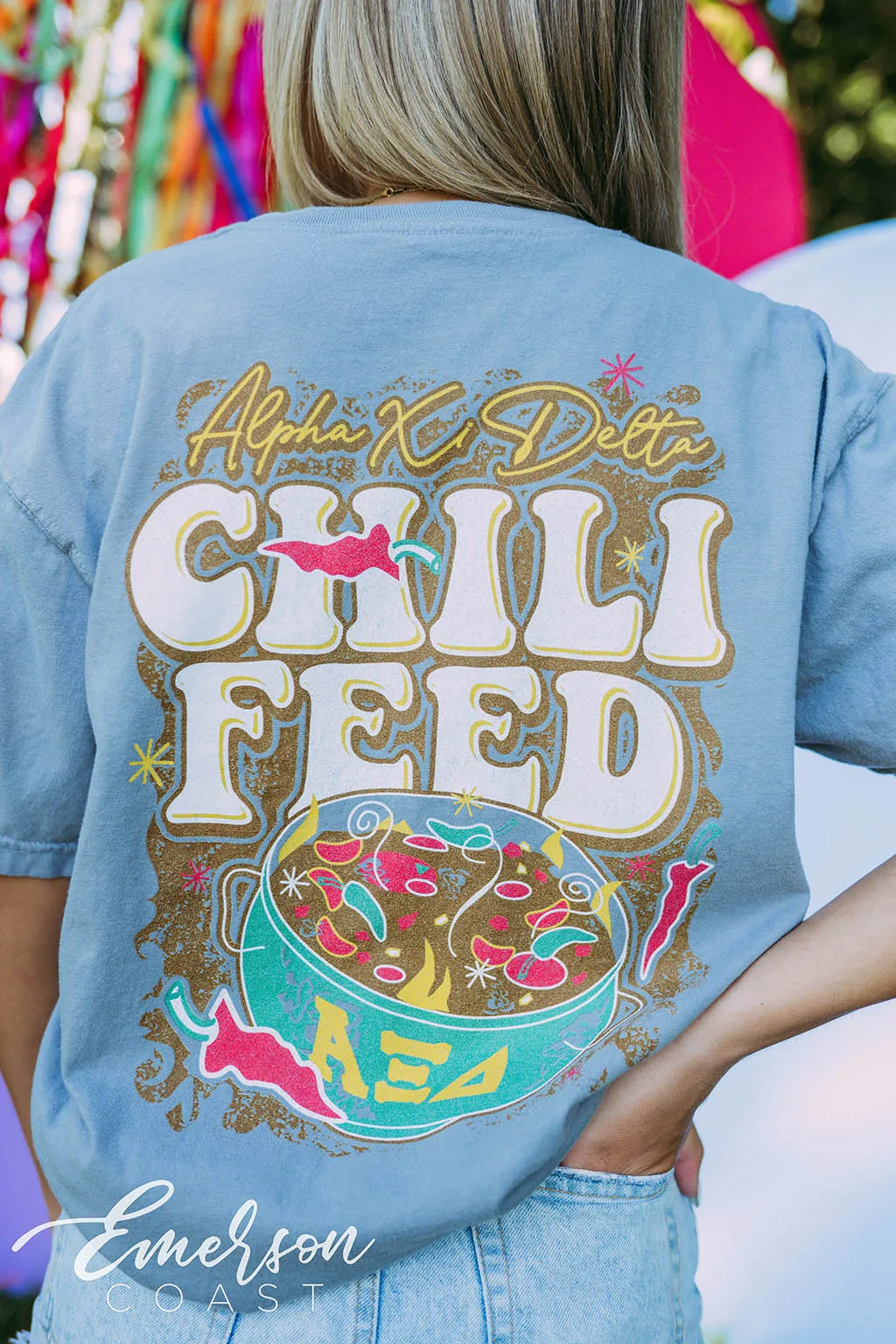 Alpha Xi Delta Philanthropy Chili Feed Tee