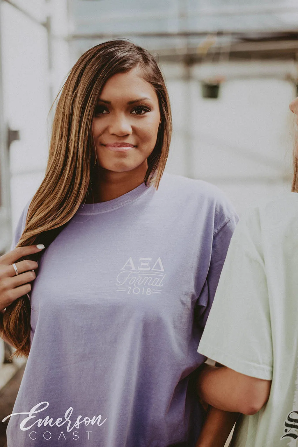 Alpha Xi Delta Script Formal T-shirt