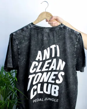 Anti Clean Tones Club Organic Vegan T-shirt Acid Black