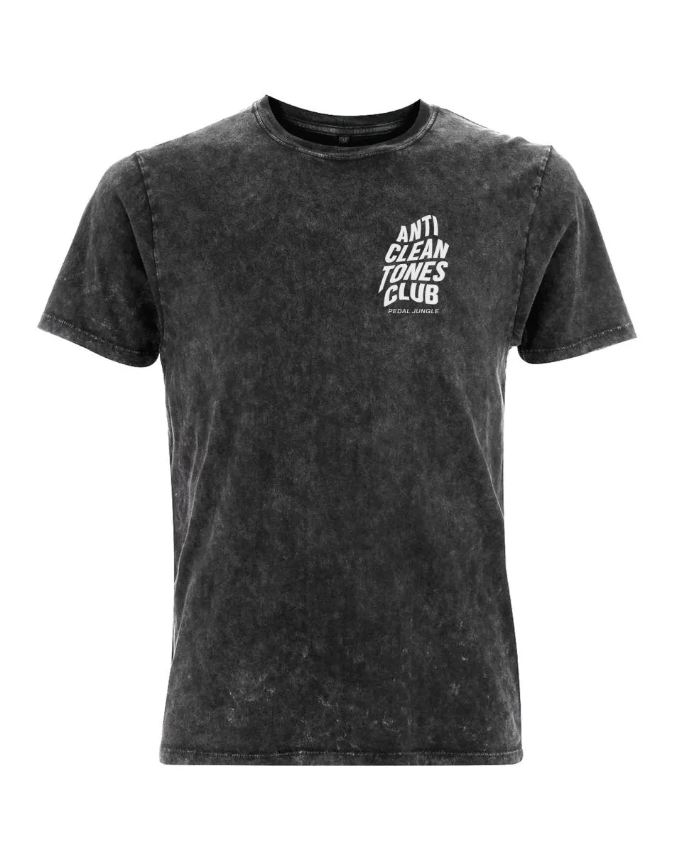Anti Clean Tones Club Organic Vegan T-shirt Acid Black