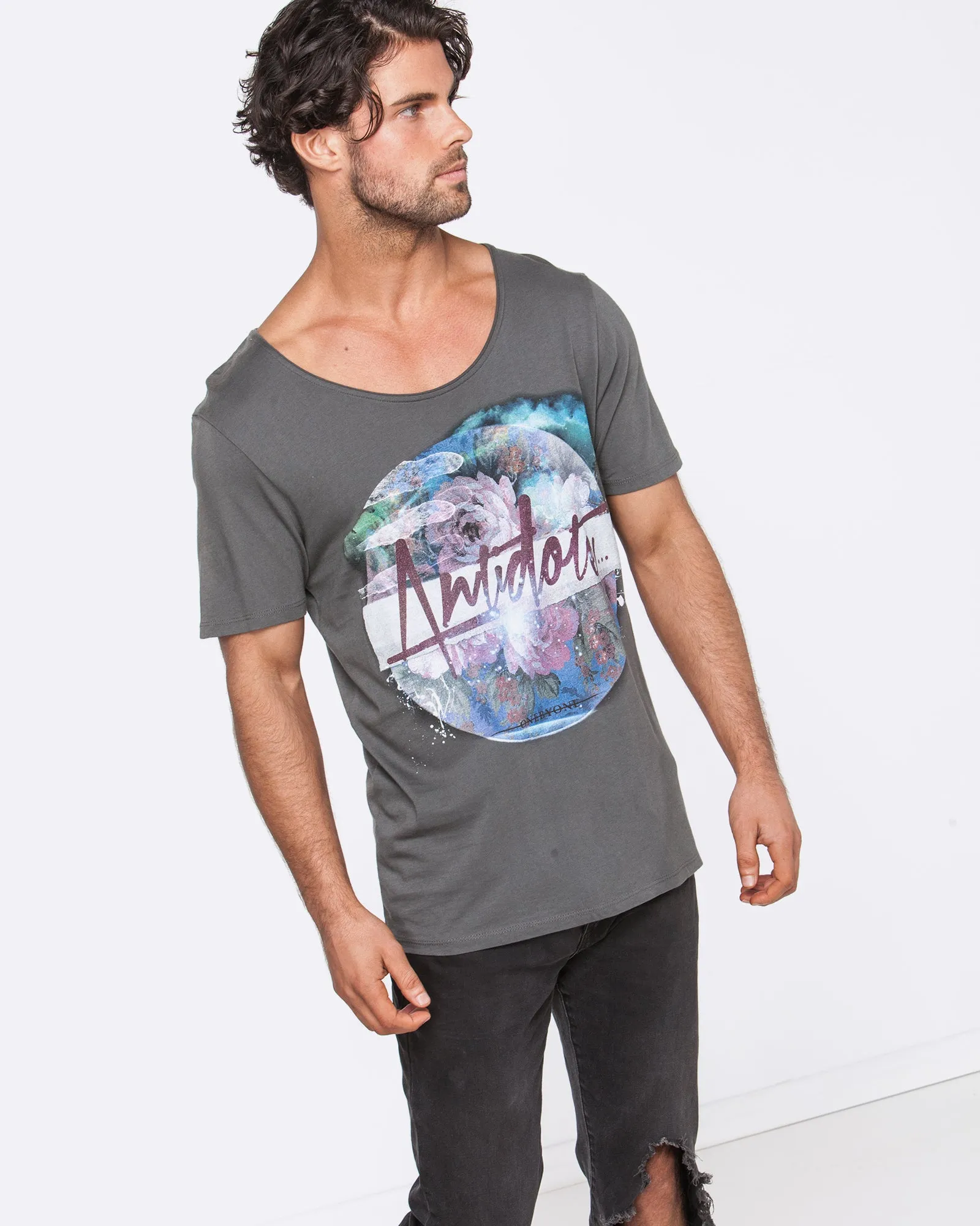 Antidote Dark Grey Tshirt