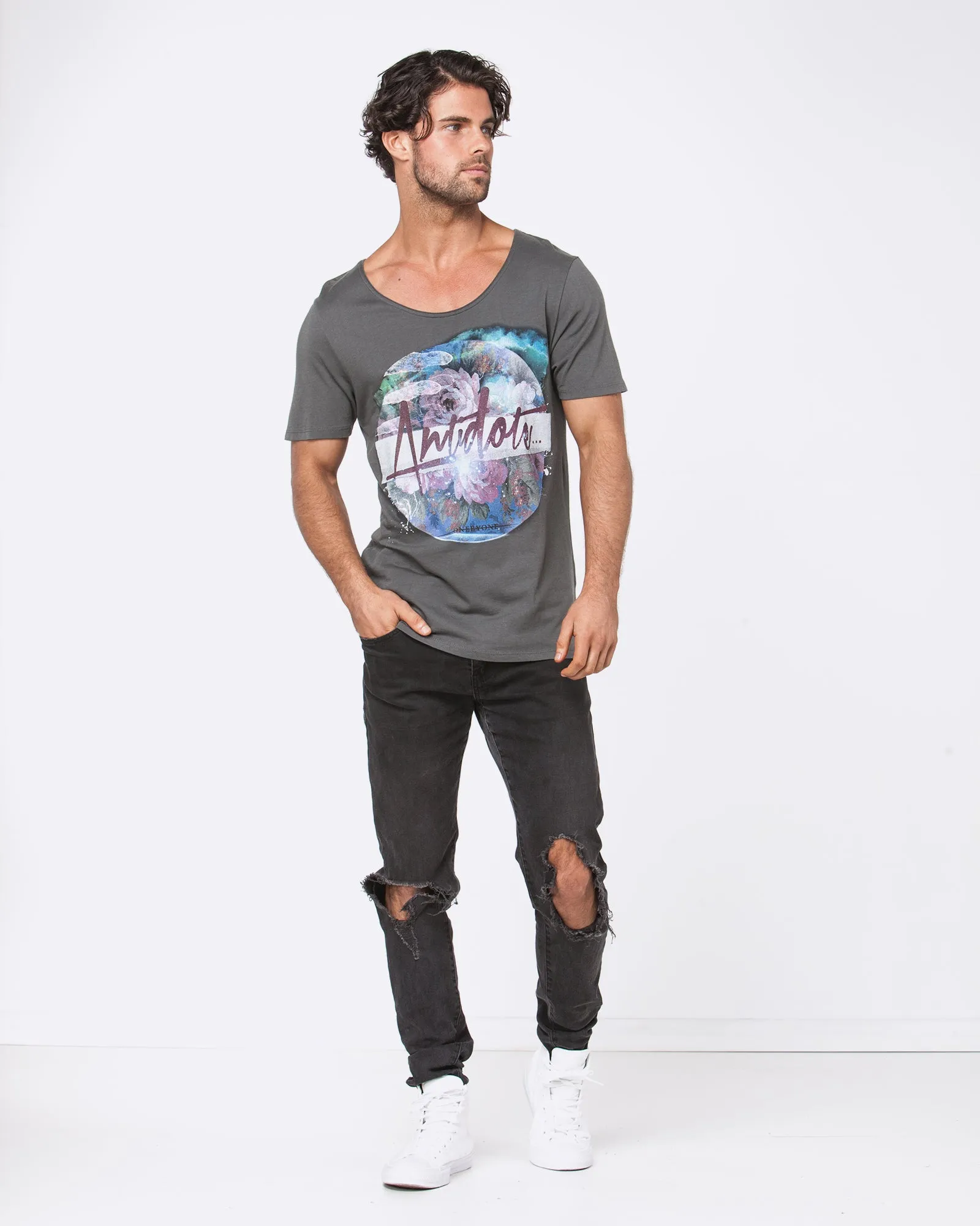 Antidote Dark Grey Tshirt