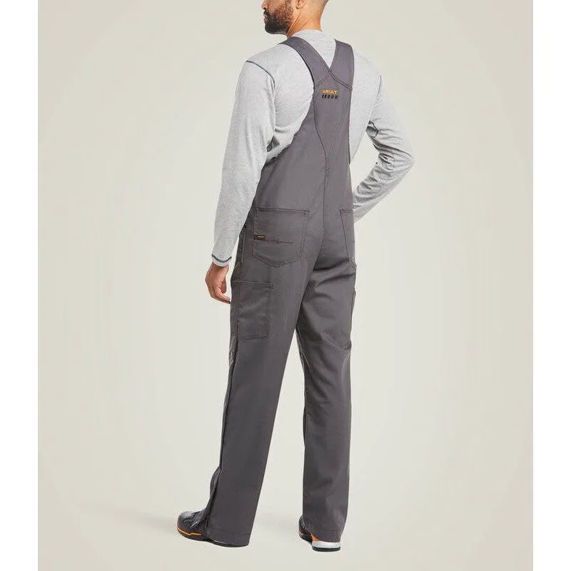 Ariat Men's Rebar Duracanvas Unlined Bib - Gray 10034653