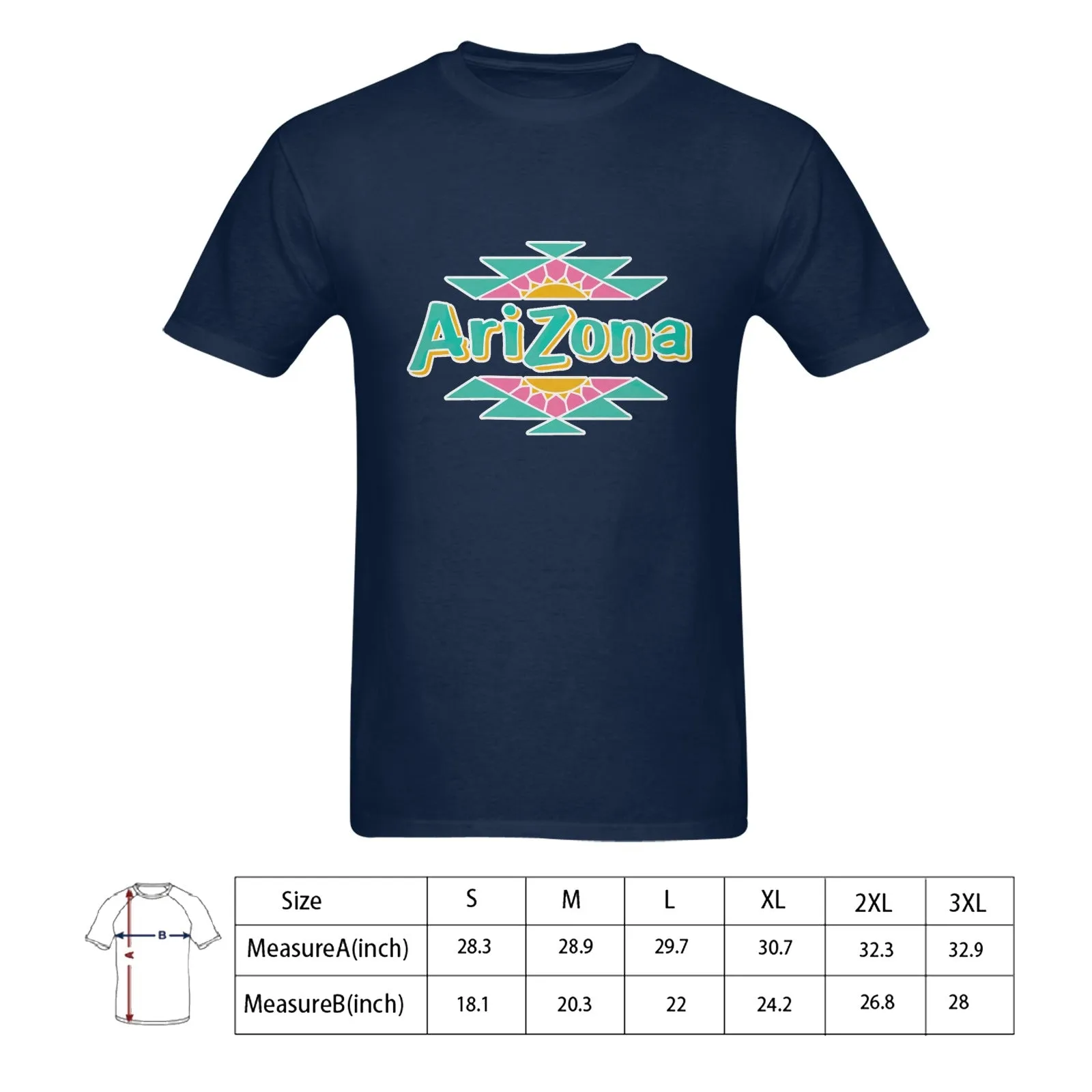Arizona Tea Logo Men's T-shirt 100% Cotton