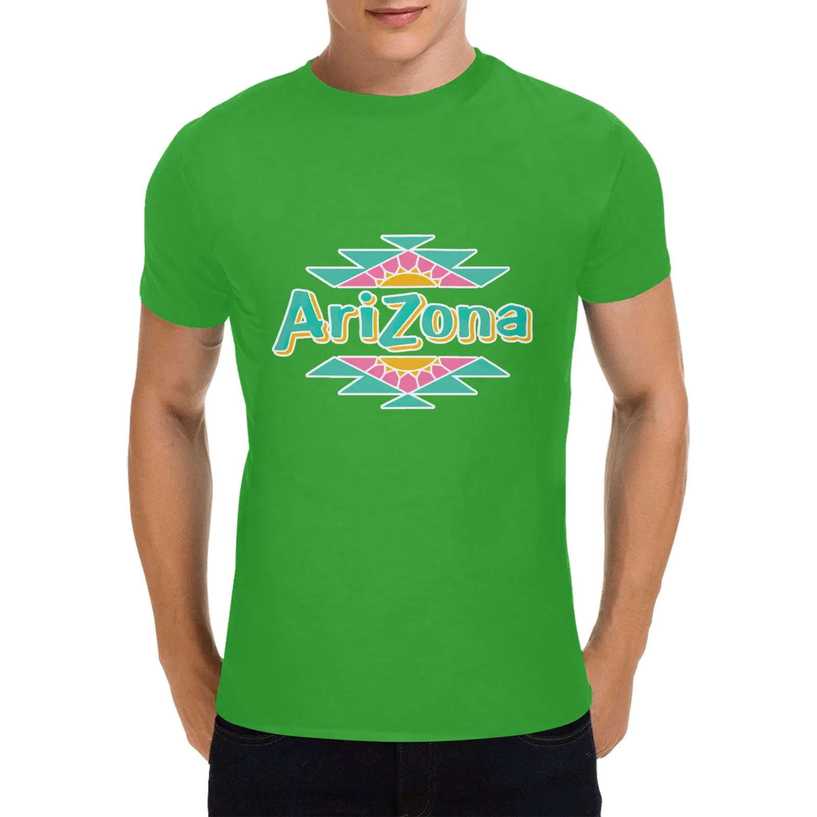 Arizona Tea Logo Men's T-shirt 100% Cotton