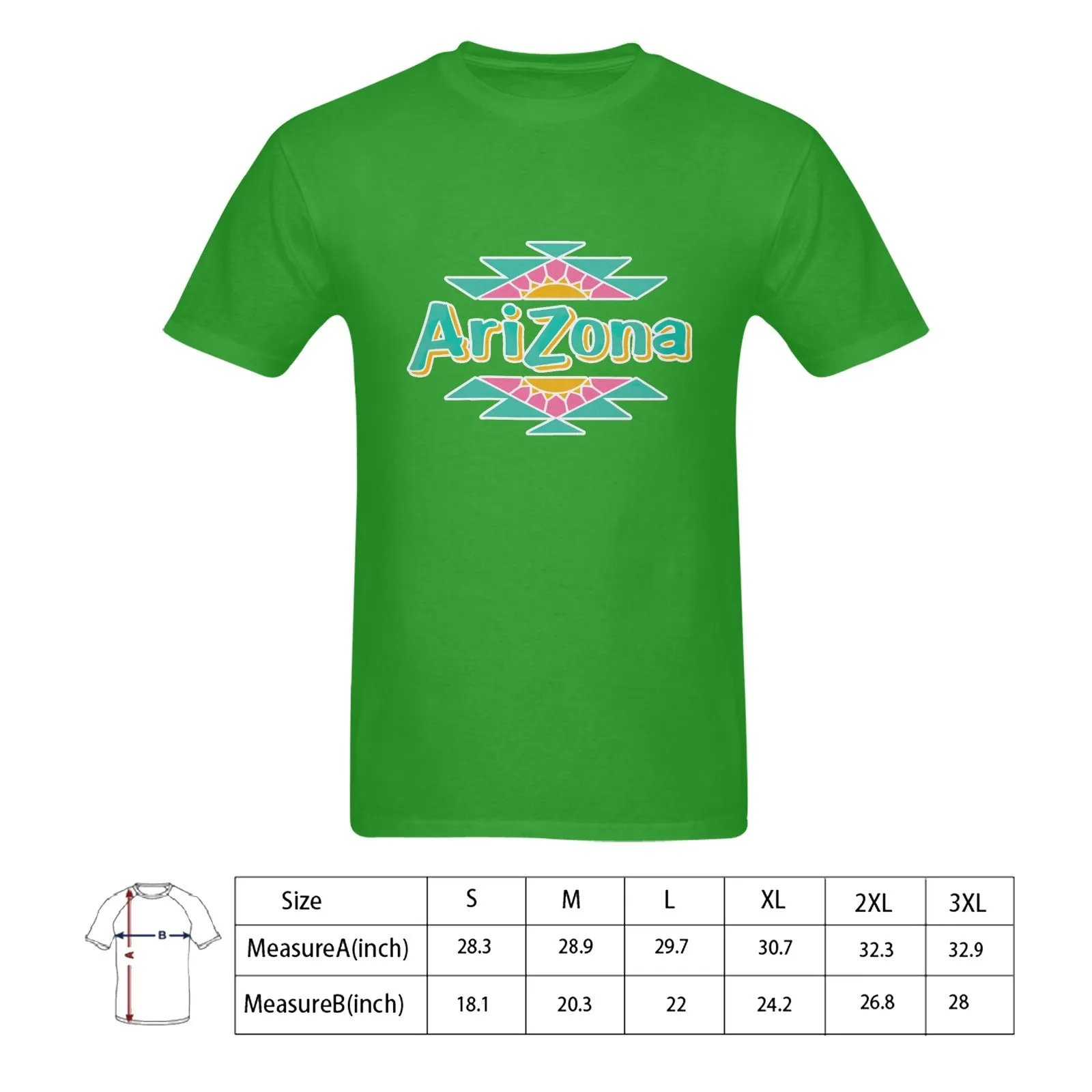 Arizona Tea Logo Men's T-shirt 100% Cotton