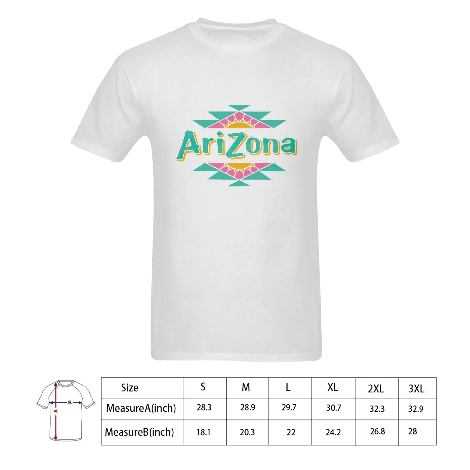 Arizona Tea Logo Men's T-shirt 100% Cotton