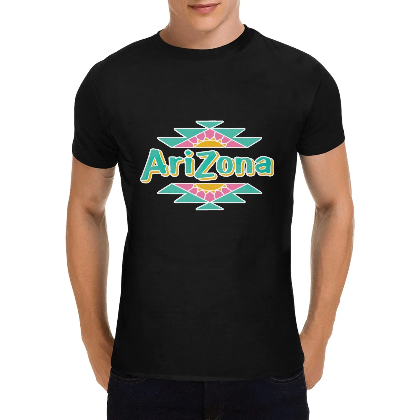 Arizona Tea Logo Men's T-shirt 100% Cotton