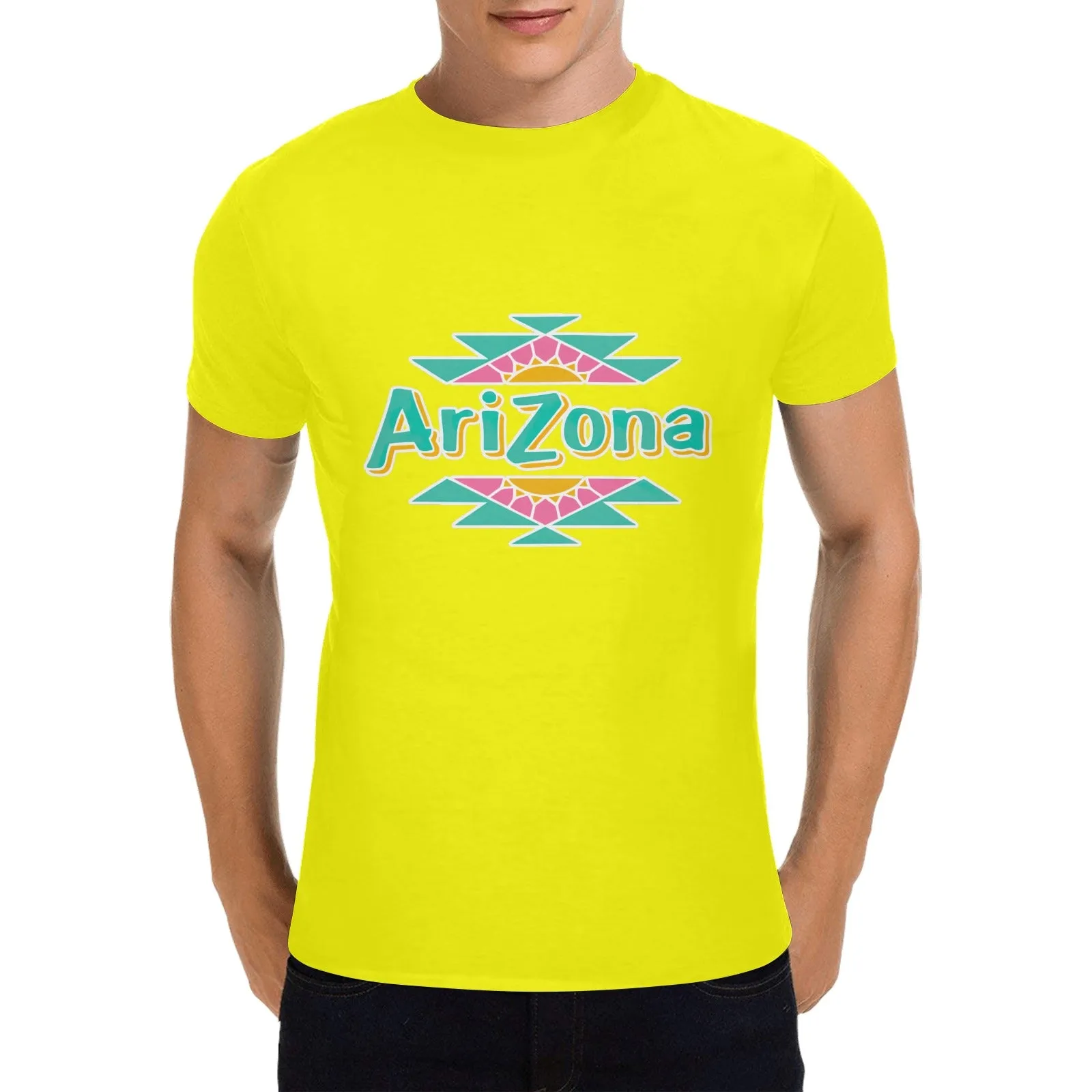 Arizona Tea Logo Men's T-shirt 100% Cotton
