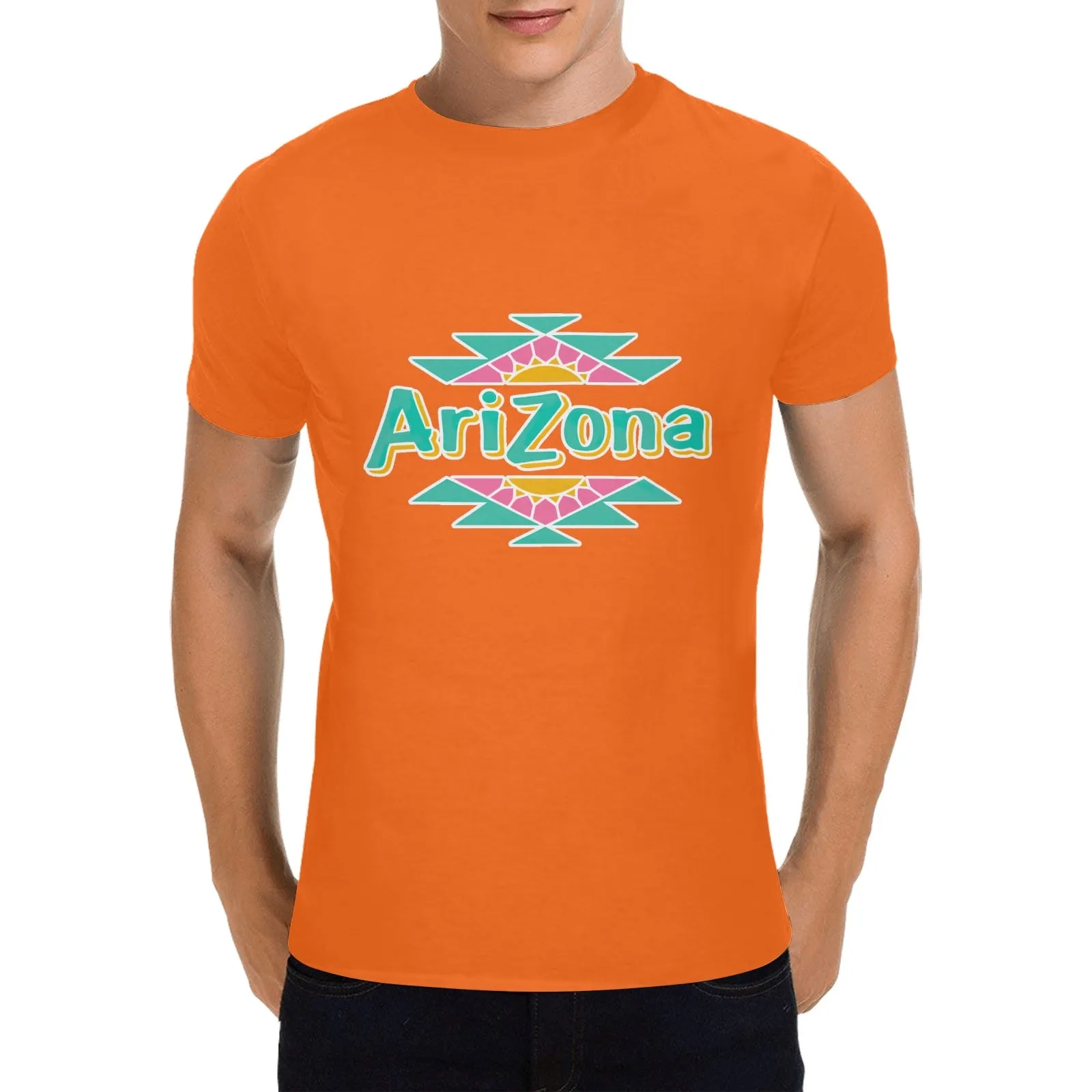 Arizona Tea Logo Men's T-shirt 100% Cotton