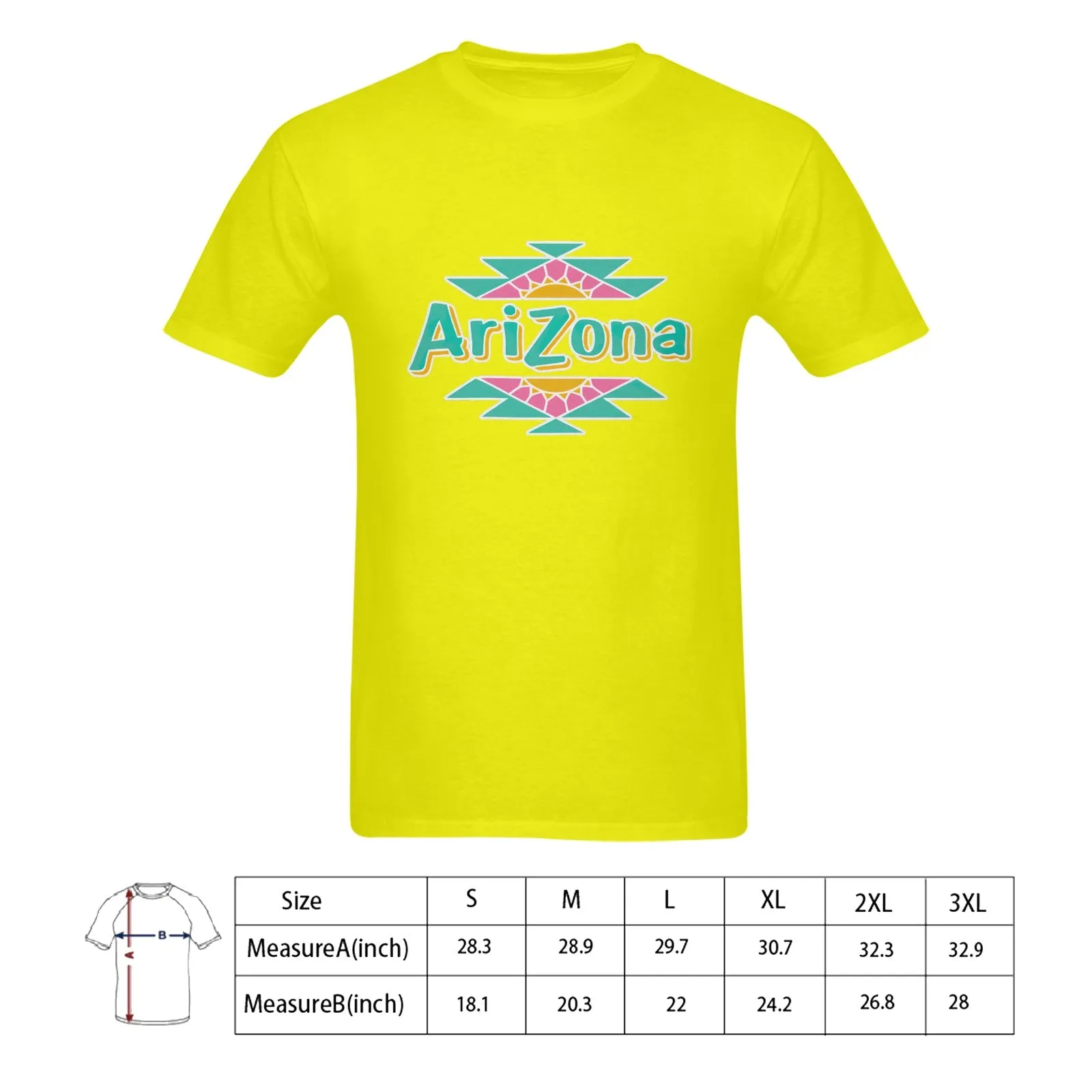 Arizona Tea Logo Men's T-shirt 100% Cotton