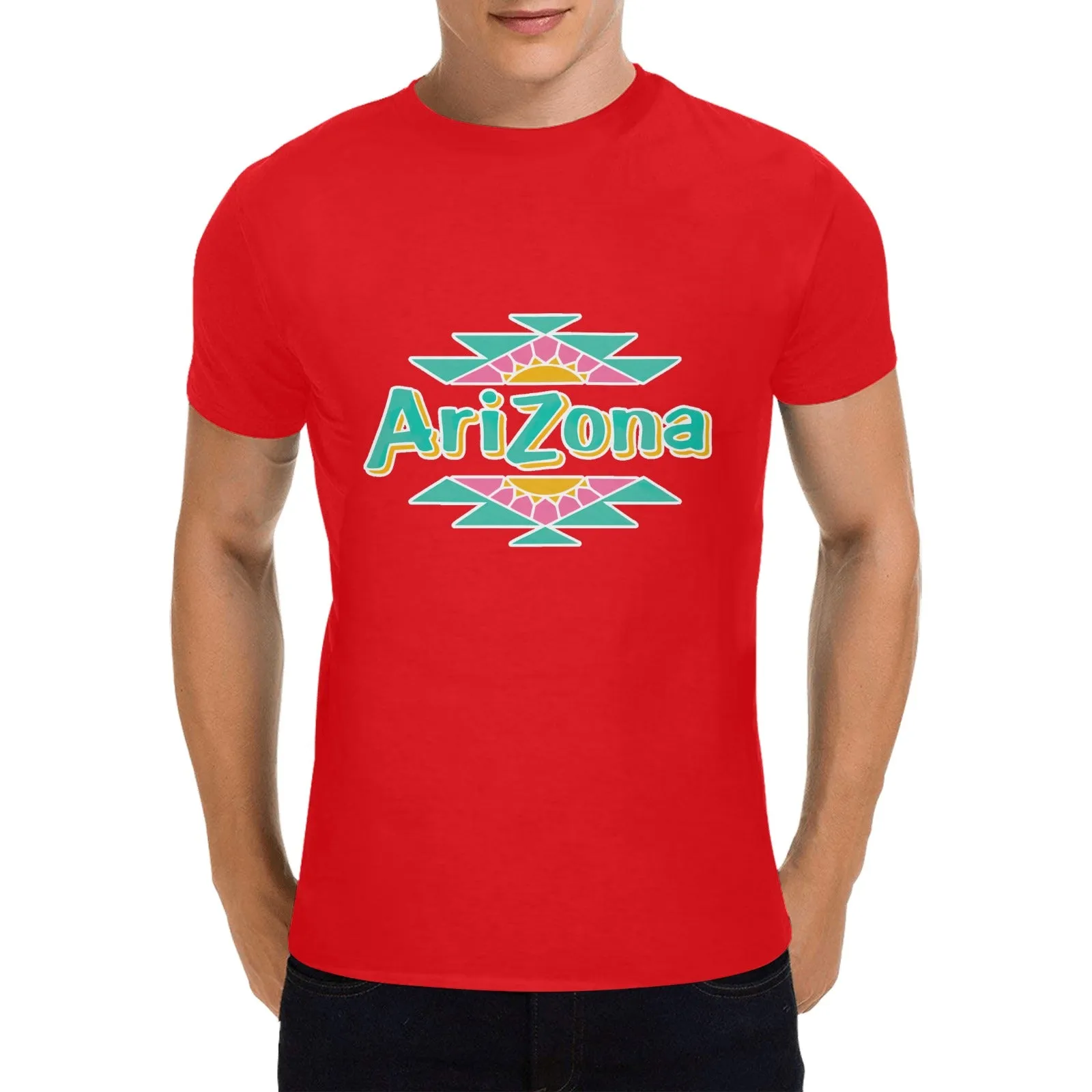 Arizona Tea Logo Men's T-shirt 100% Cotton
