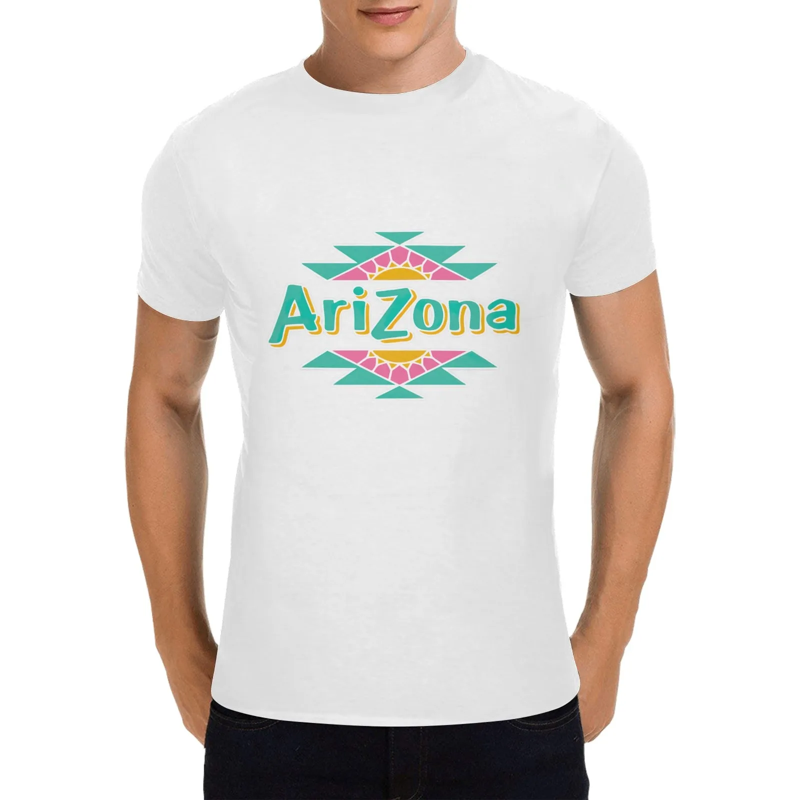 Arizona Tea Logo Men's T-shirt 100% Cotton