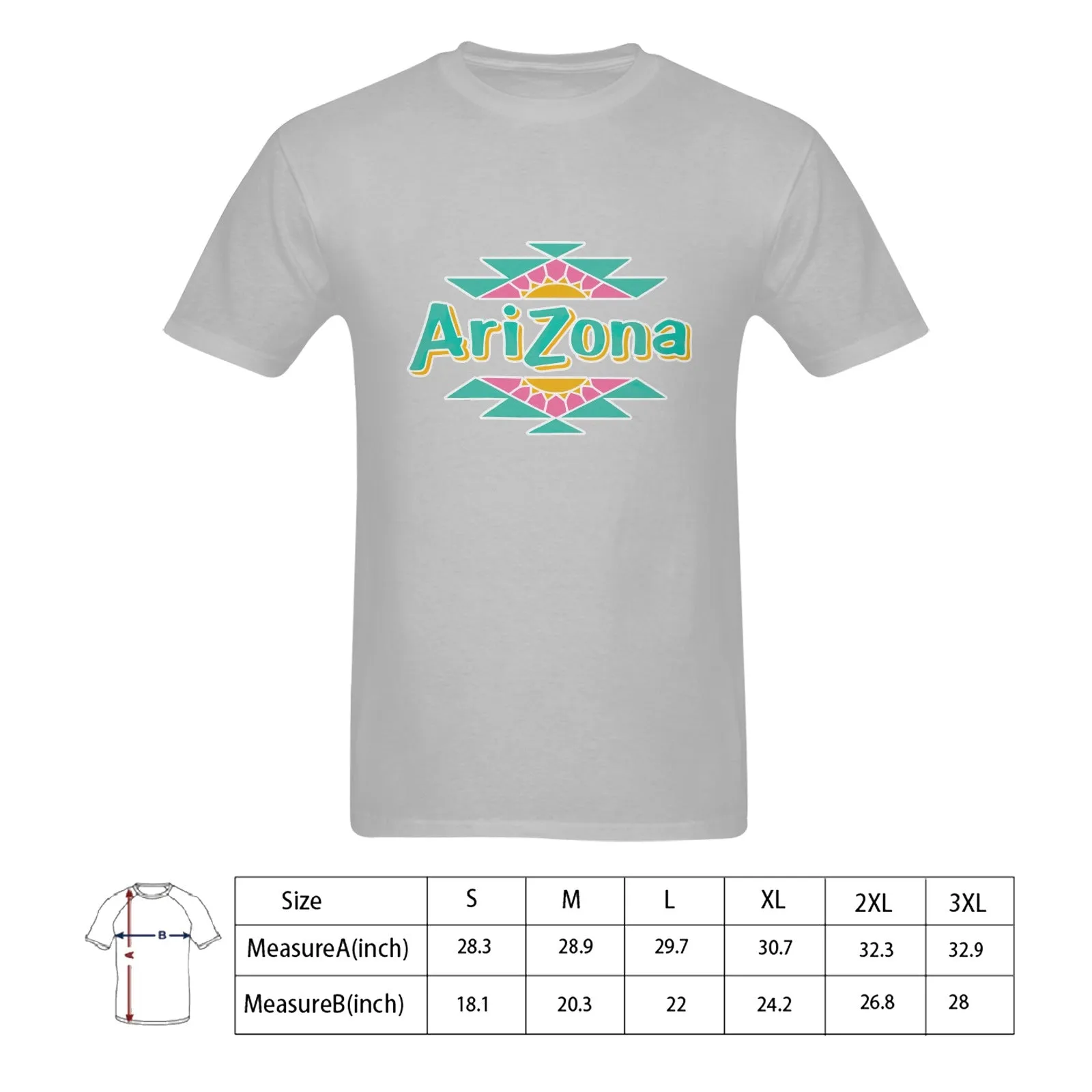 Arizona Tea Logo Men's T-shirt 100% Cotton