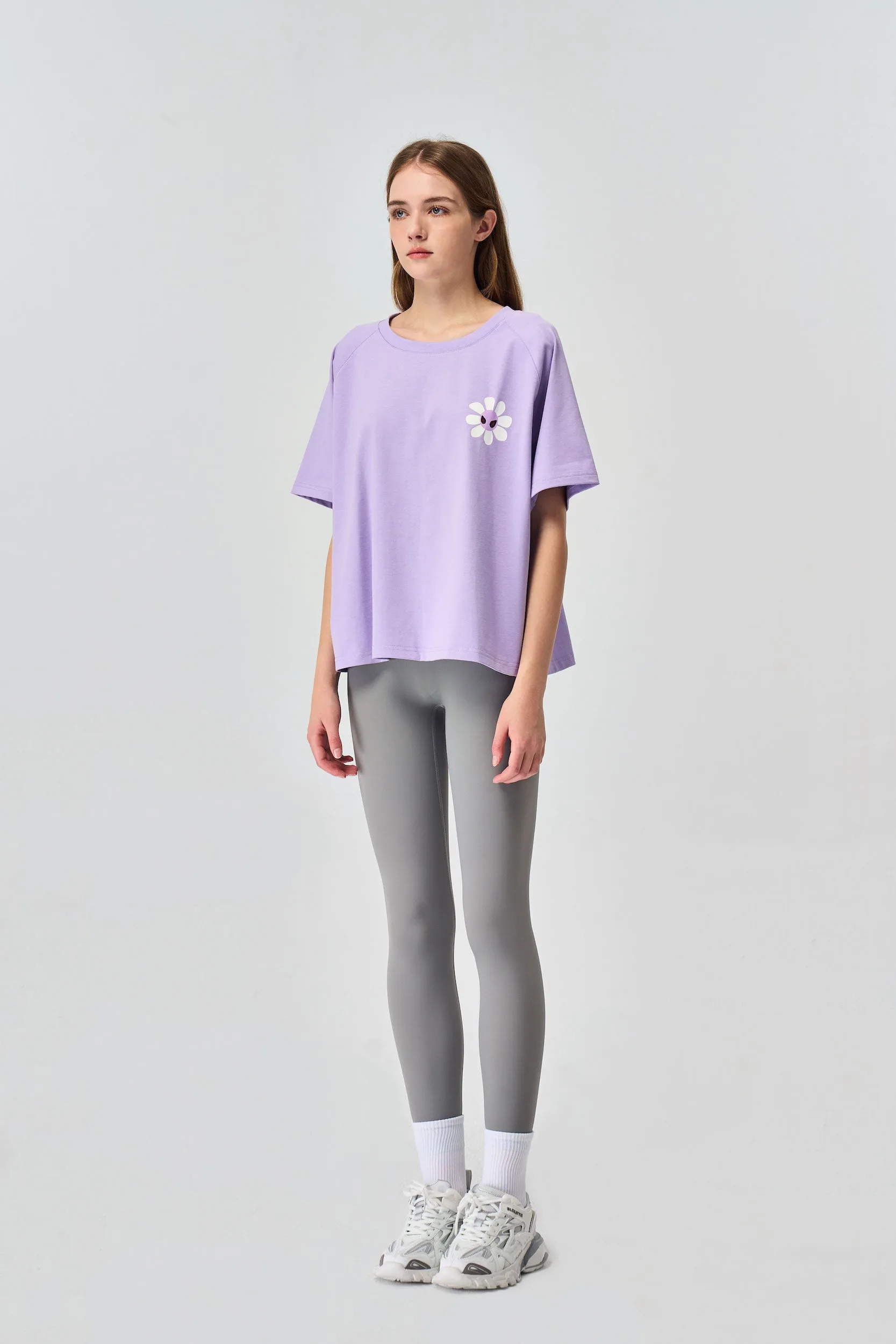 Aster Purple Tee