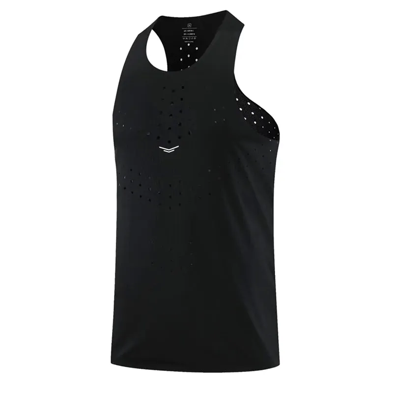 Athletics Tank Top Running Vest - Speed Sports Fitness Shirt, Sleeveless Men's and Women's Clothing, Athlete Track Field Singlet