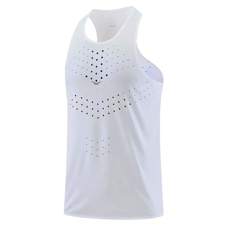 Athletics Tank Top Running Vest - Speed Sports Fitness Shirt, Sleeveless Men's and Women's Clothing, Athlete Track Field Singlet