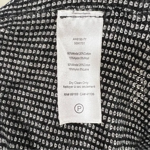 ATM Anthony Thomas Melillo Waffle Stitch Wool Cardigan size Medium