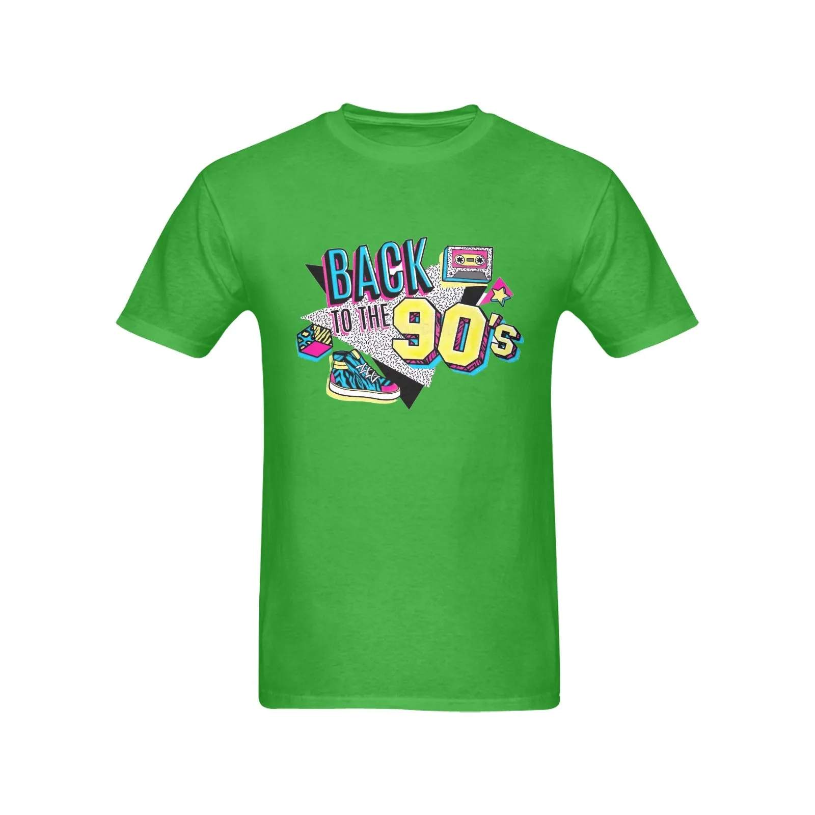 Back To The 90s Men's T-shirt 100% Cotton