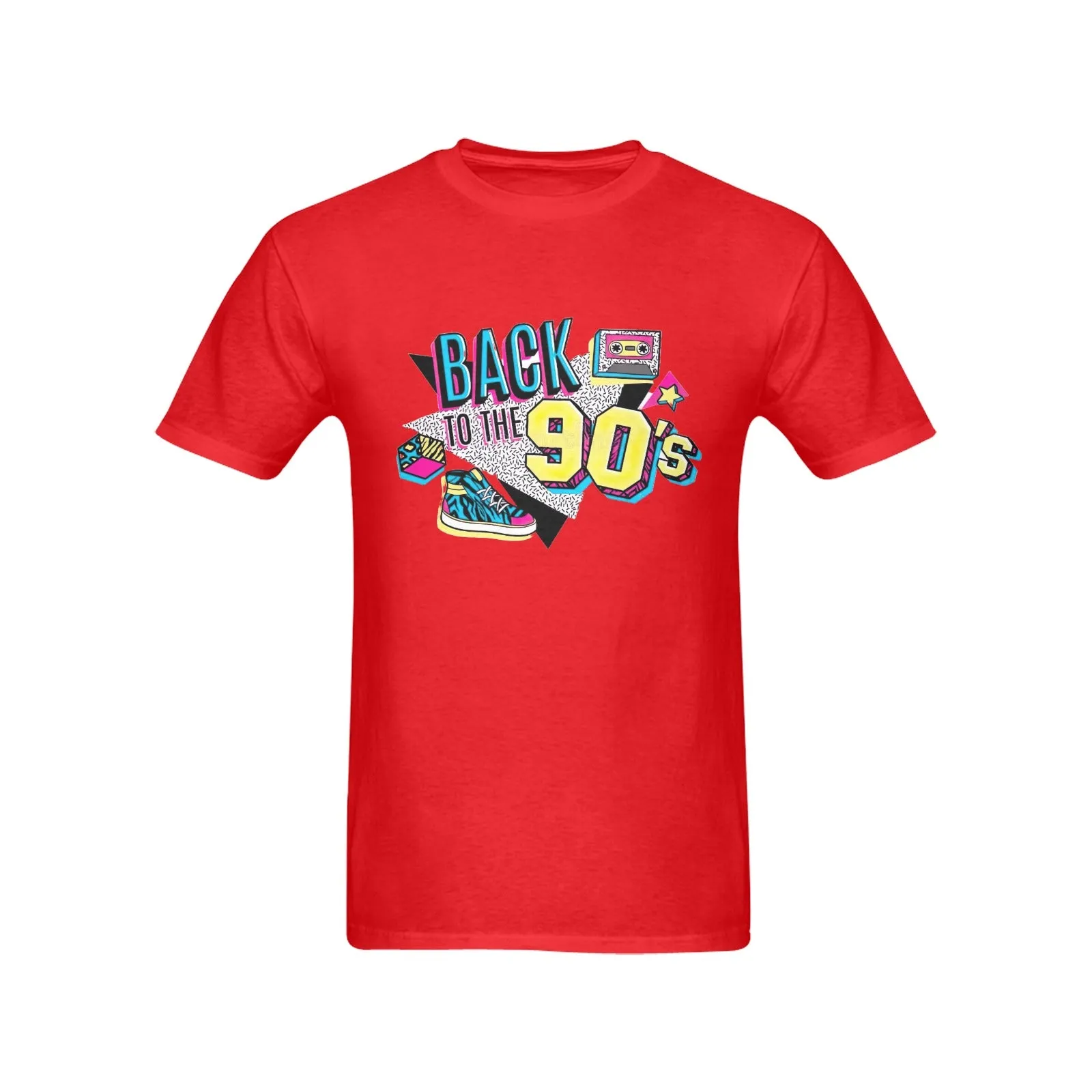 Back To The 90s Men's T-shirt 100% Cotton