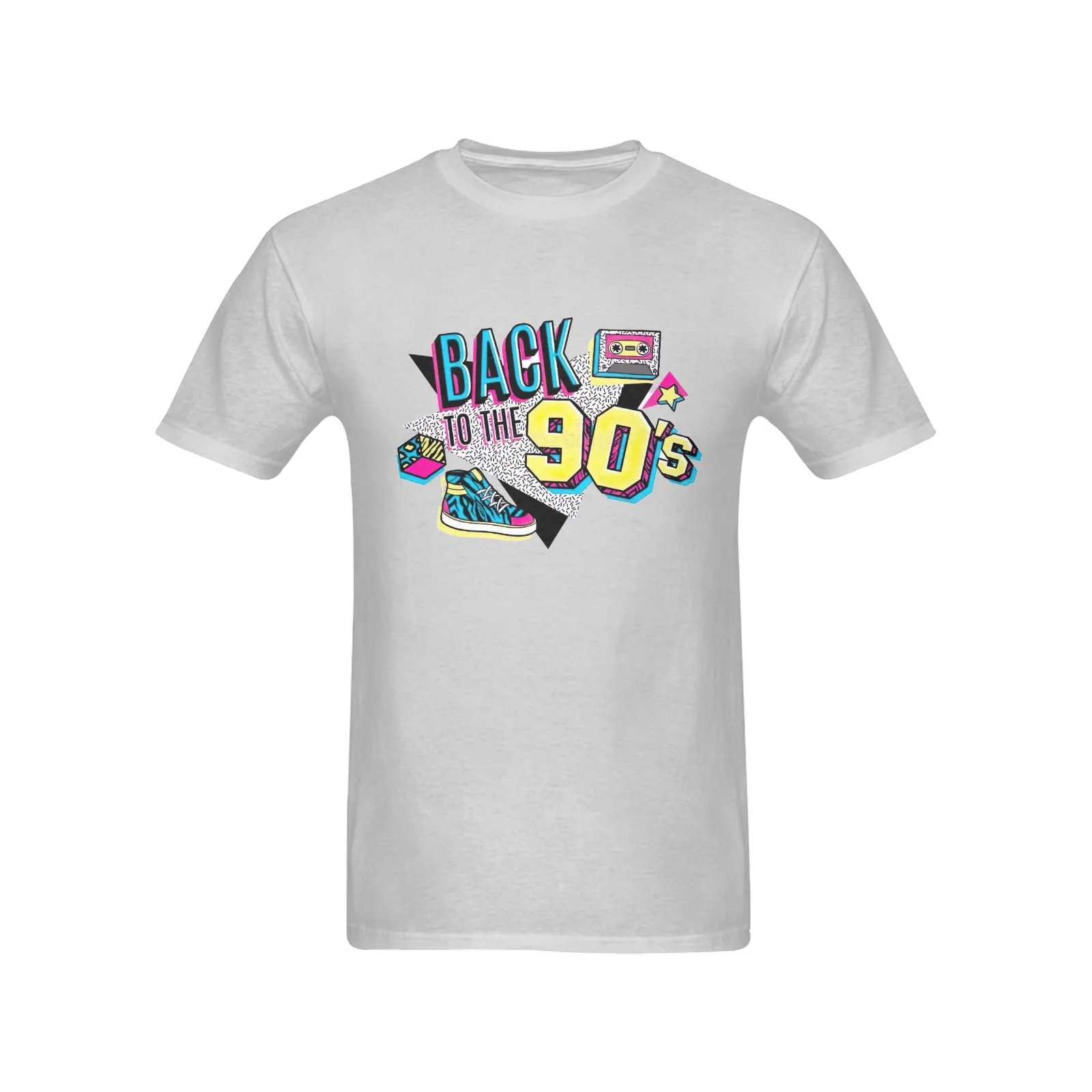 Back To The 90s Men's T-shirt 100% Cotton