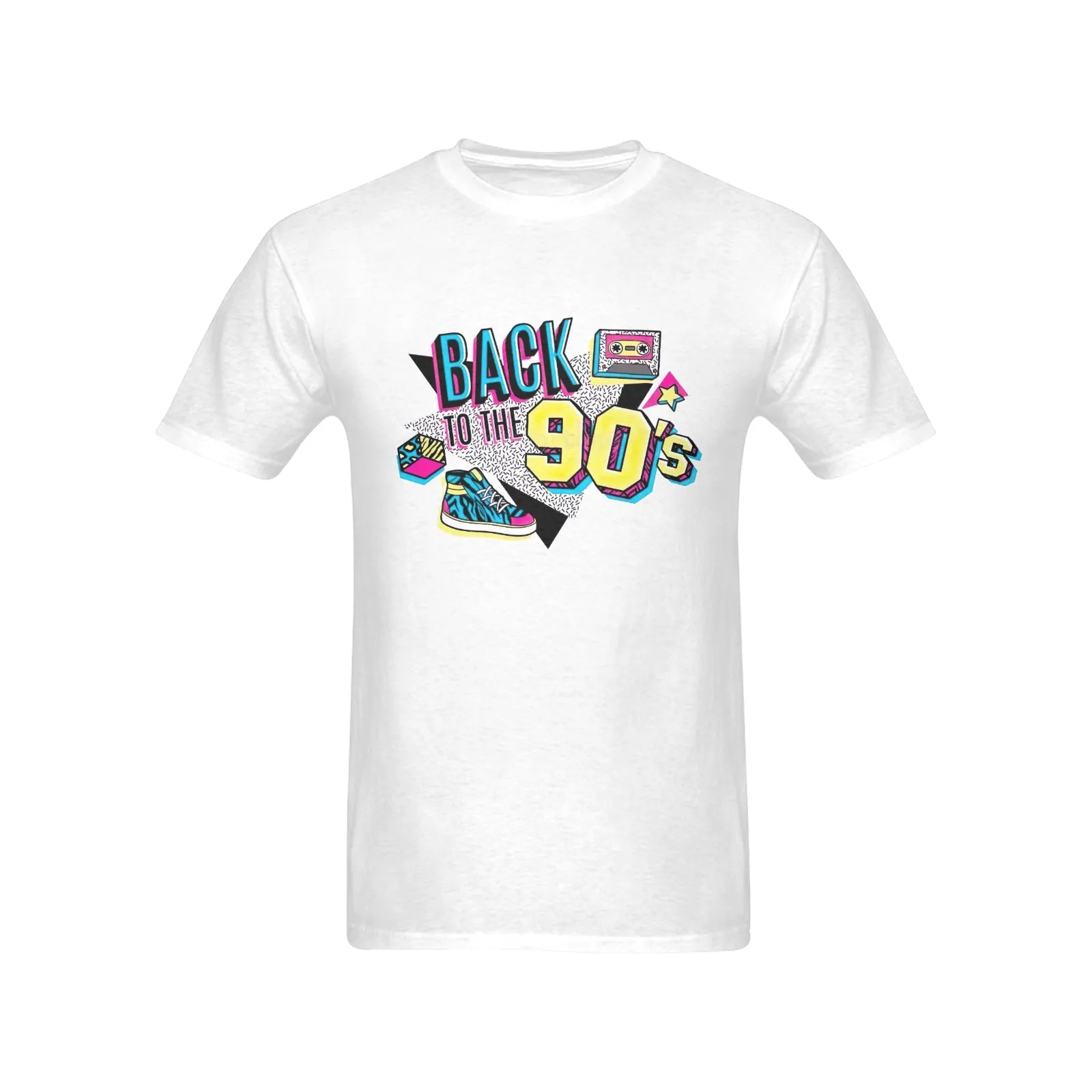 Back To The 90s Men's T-shirt 100% Cotton
