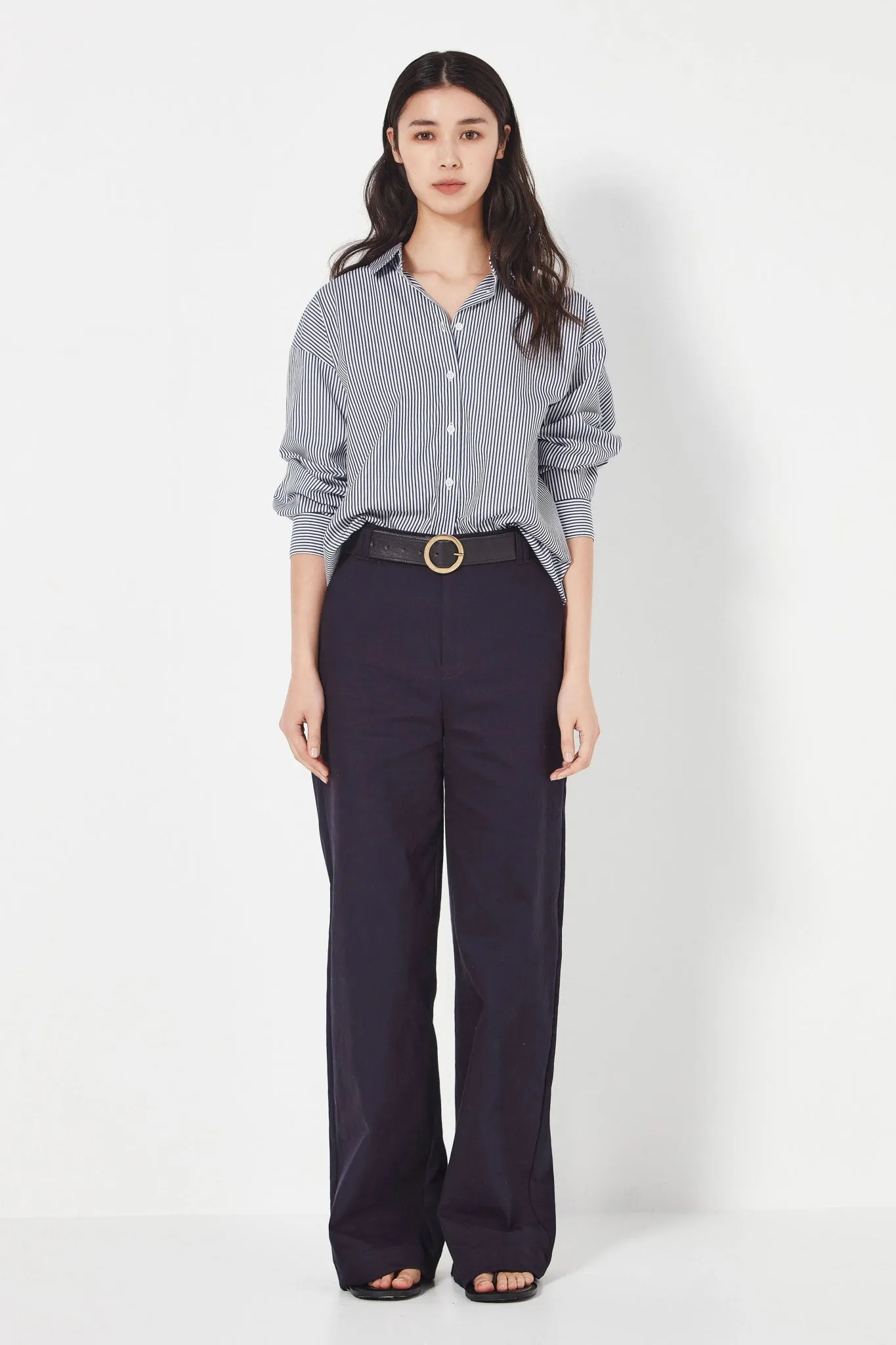 Baildon Shirt | Navy Stripe