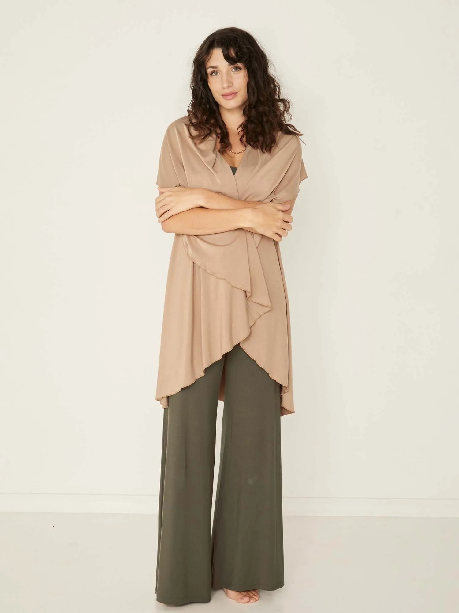 Bamboo Goddess Wrap - Caramel Latte