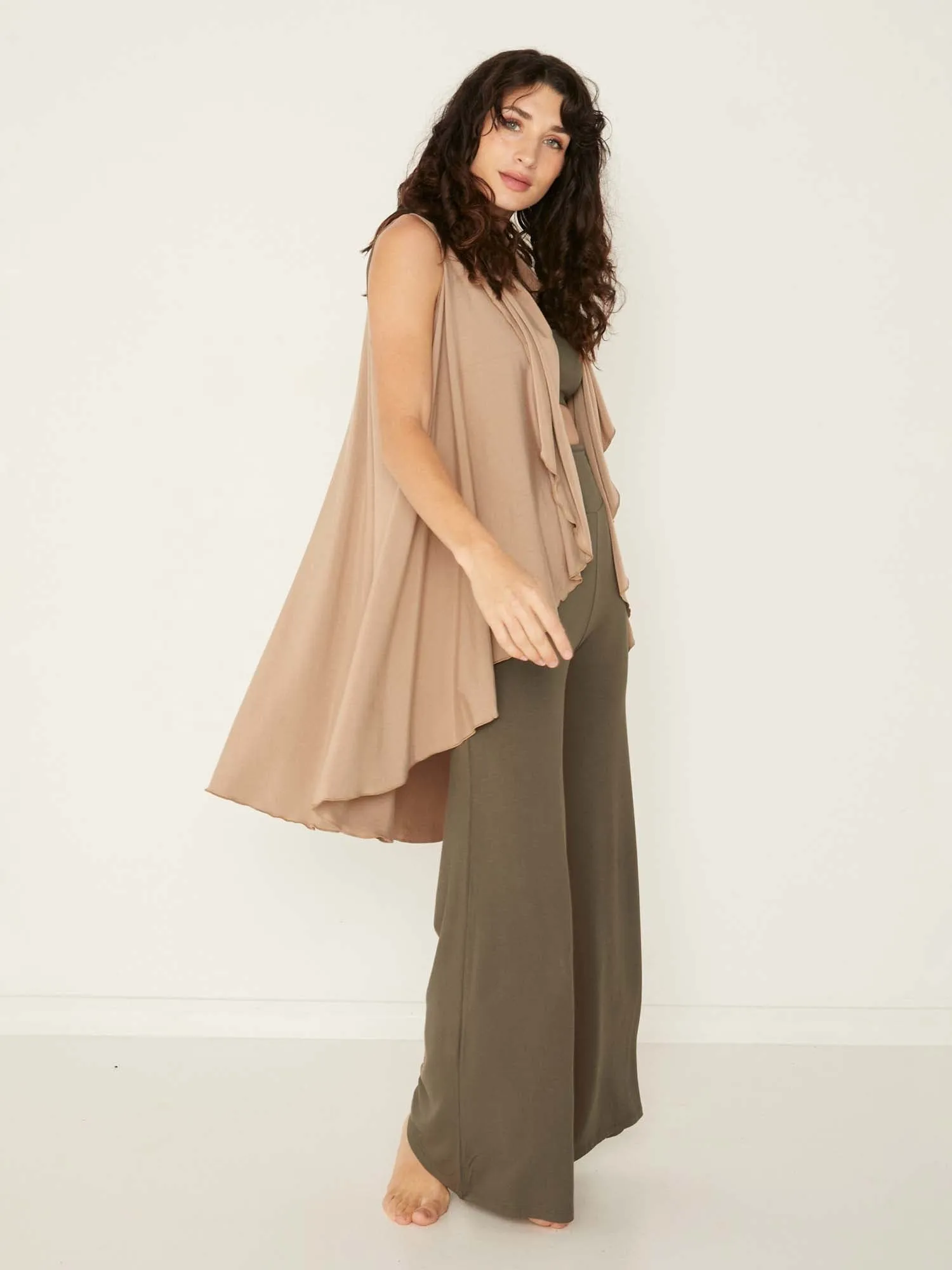 Bamboo Goddess Wrap - Caramel Latte