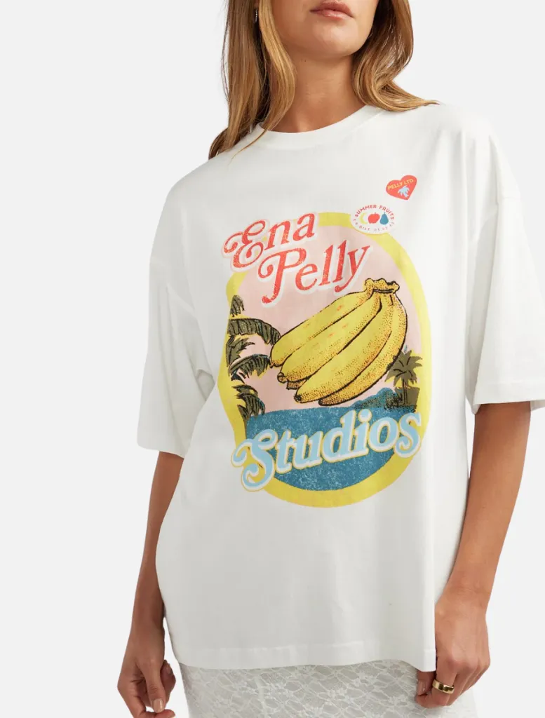 Banana Tee - Vintage White