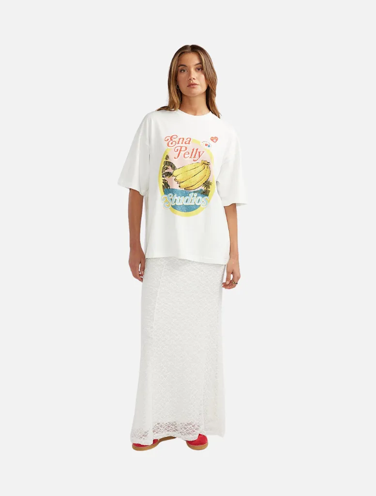 Banana Tee - Vintage White