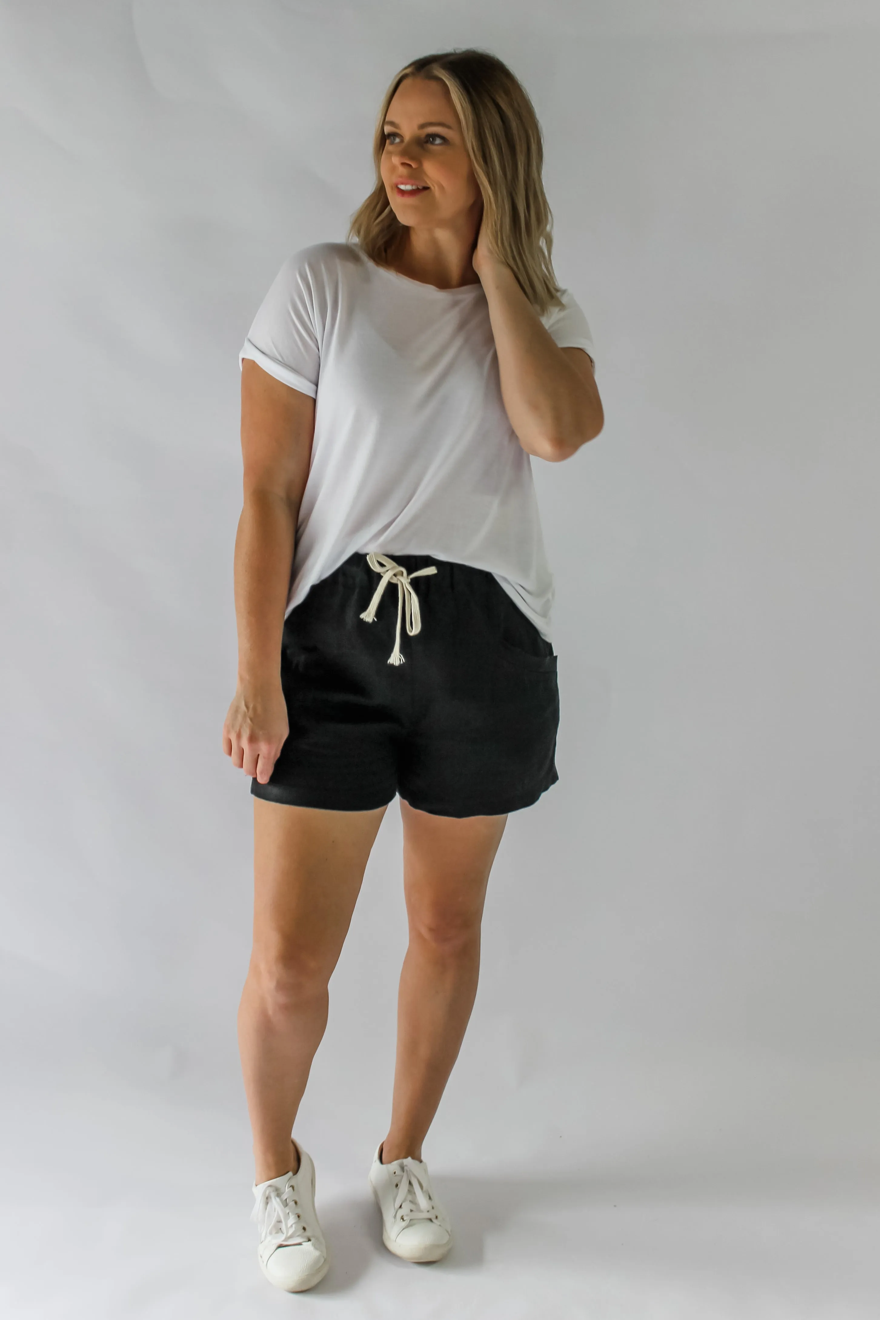 BASIC LOUNGEWEAR TEE - WHITE