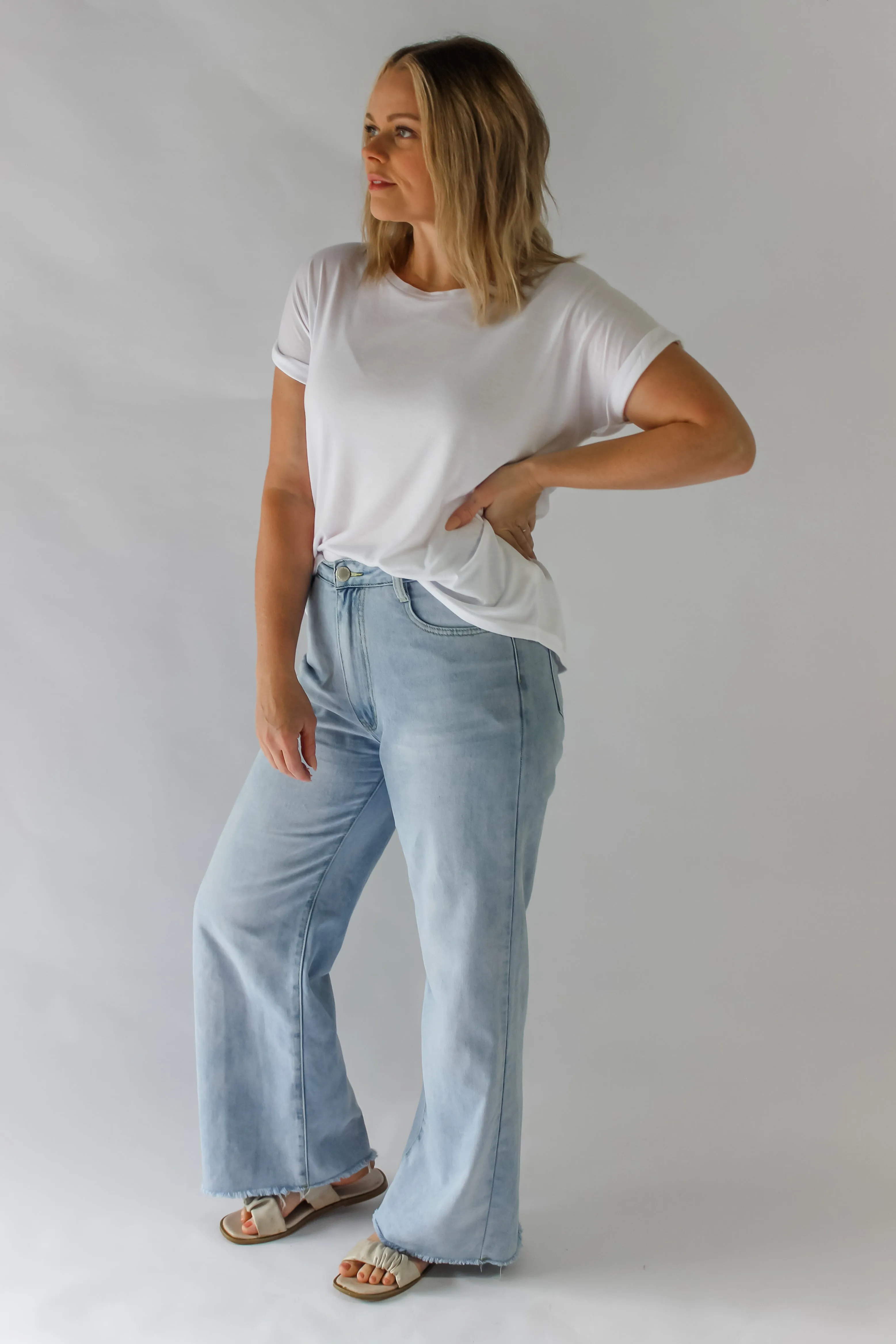 BASIC LOUNGEWEAR TEE - WHITE
