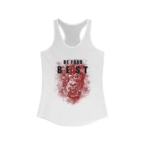 Be Your Beast Lioness women's racer-back tank top
