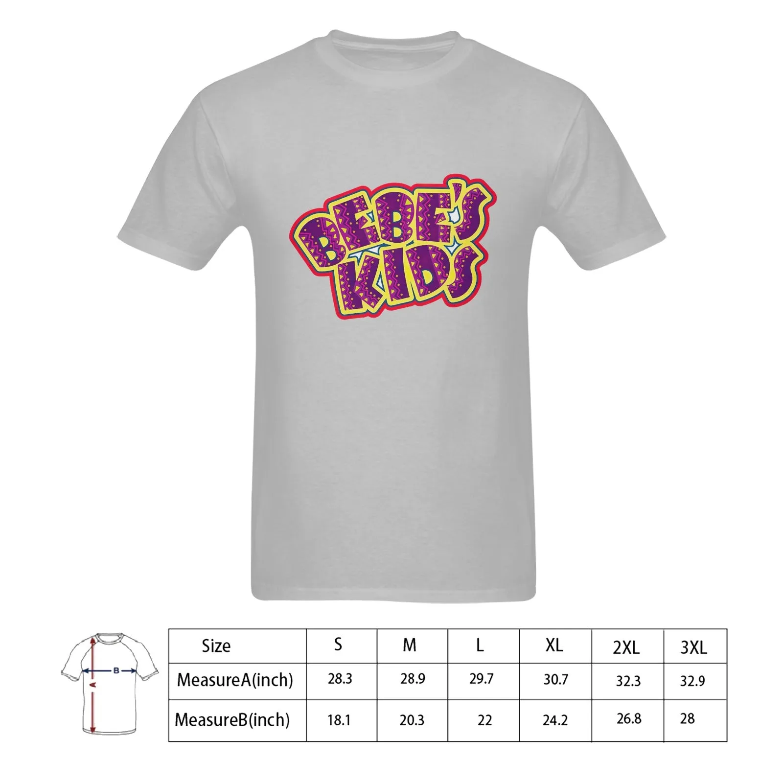 BEBE's Kids Men's T-shirt 100% Cotton