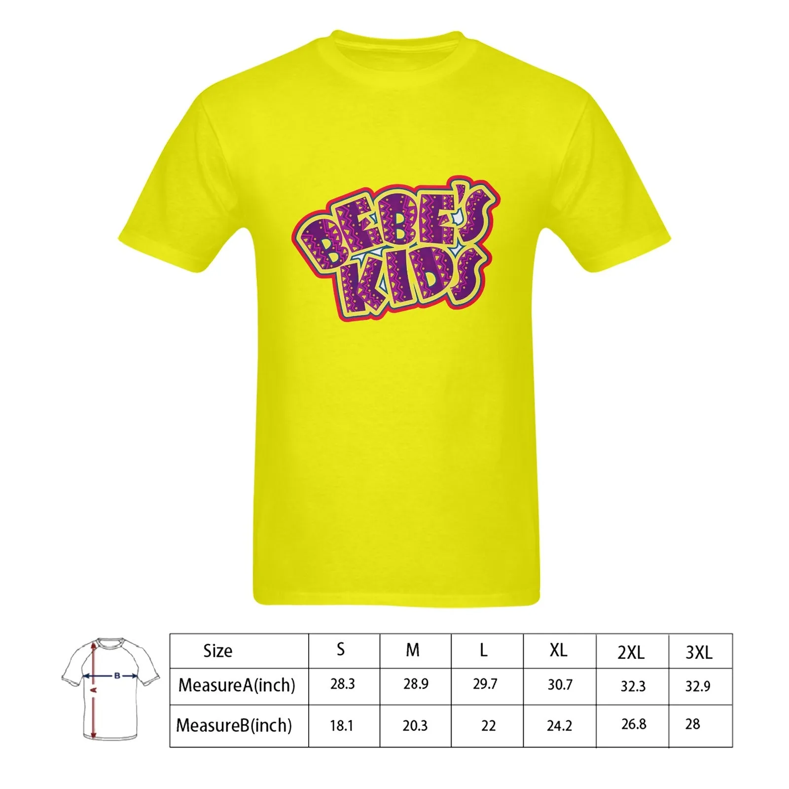 BEBE's Kids Men's T-shirt 100% Cotton