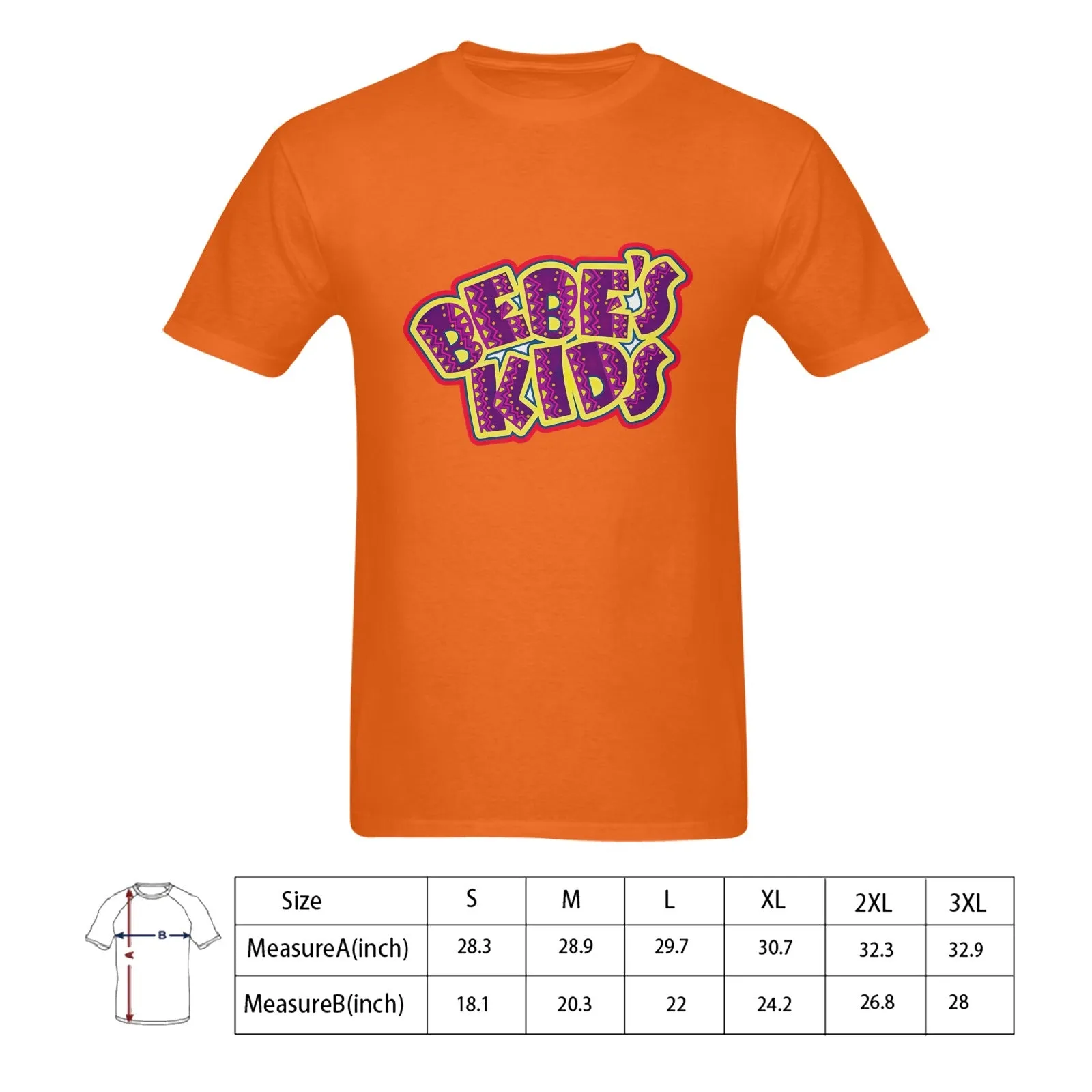 BEBE's Kids Men's T-shirt 100% Cotton