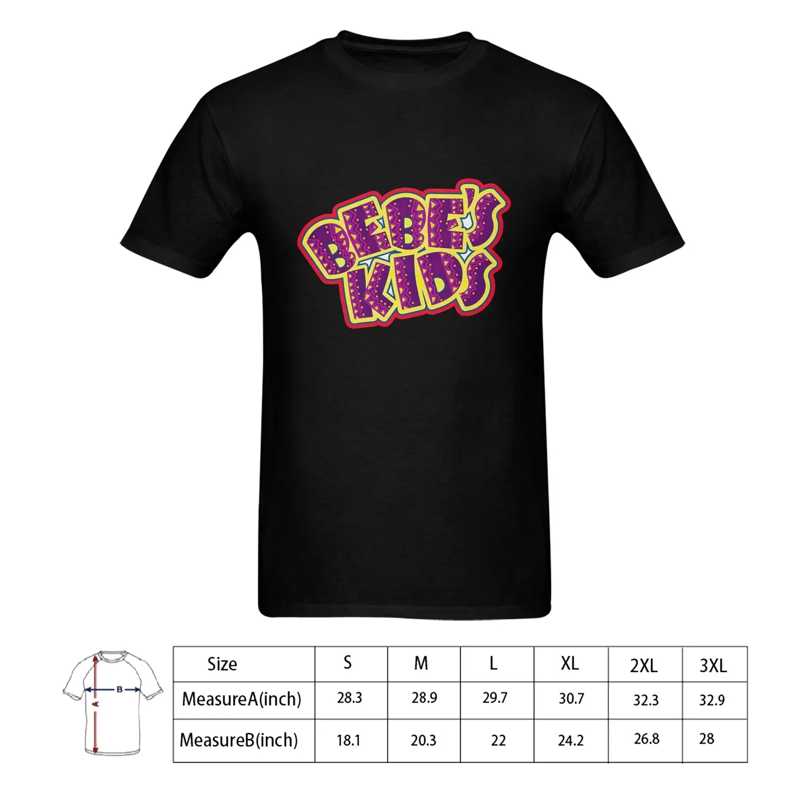BEBE's Kids Men's T-shirt 100% Cotton