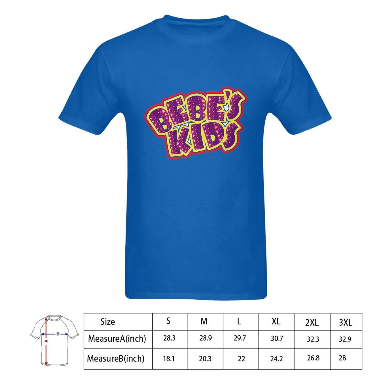 BEBE's Kids Men's T-shirt 100% Cotton