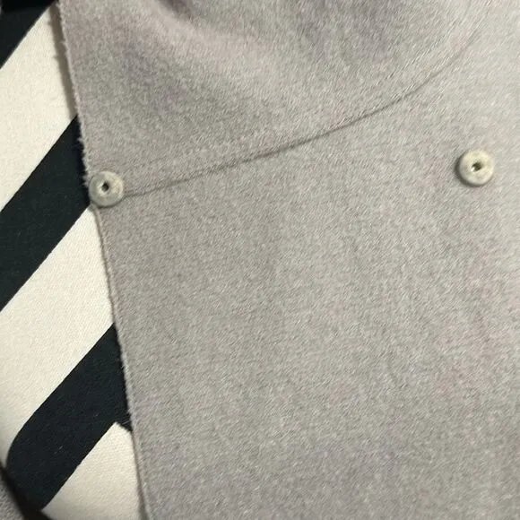 BEYOND THREADS Asymmetric Alpaca Cardigan