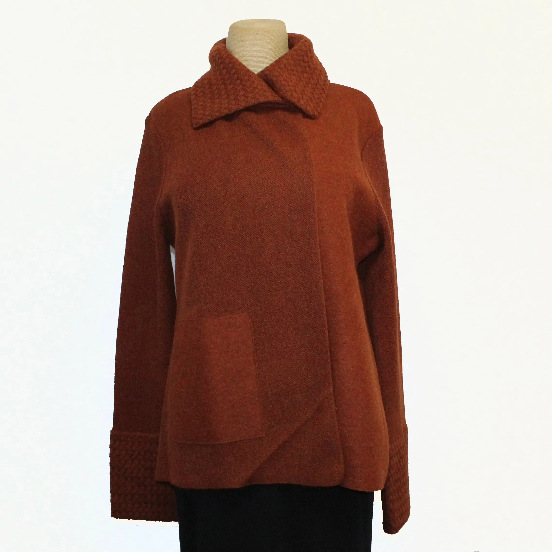 Beyond Threads Cardigan, Asymmetric, Cinnamon M