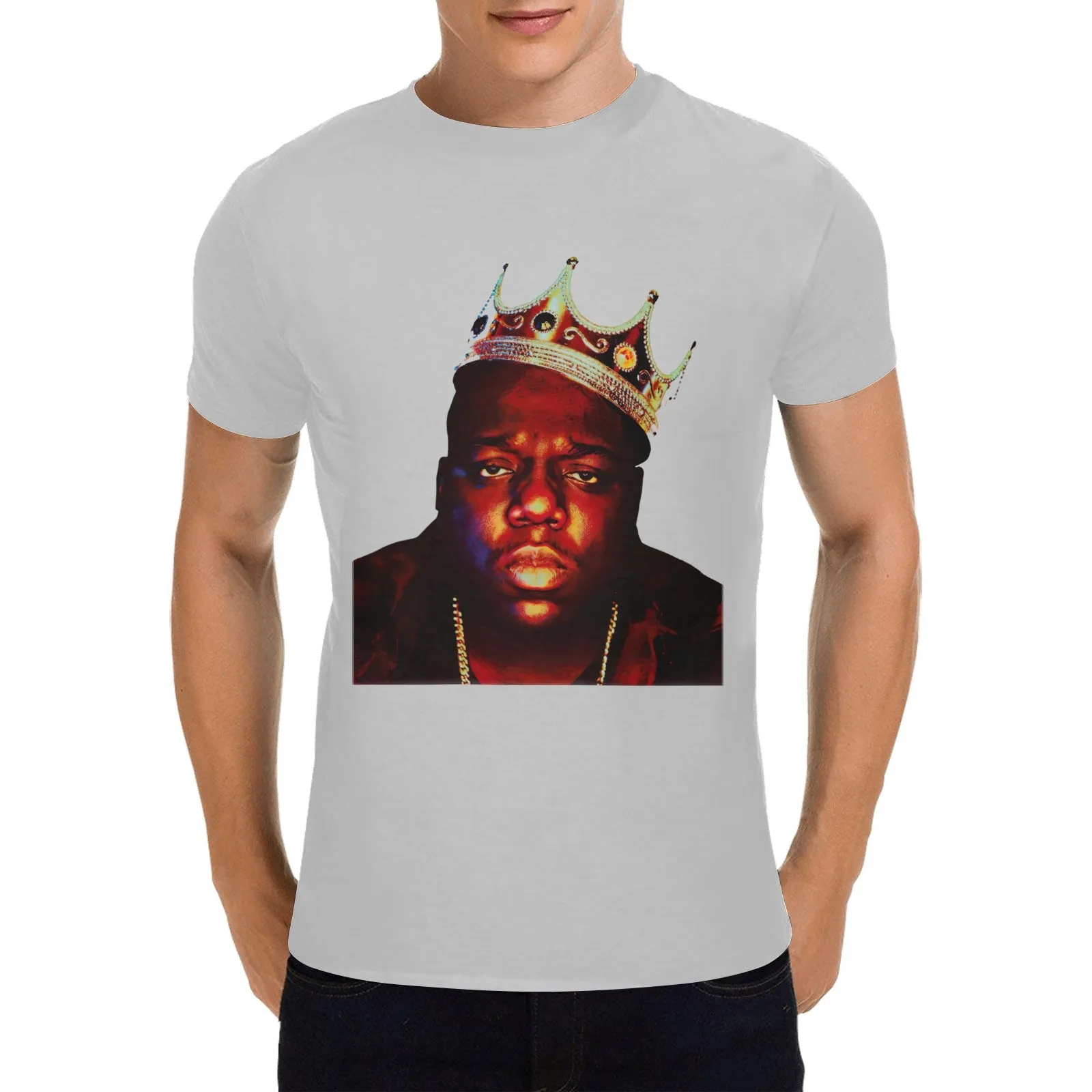 Biggie Smalls Crown Men's T-shirt 100% Cotton